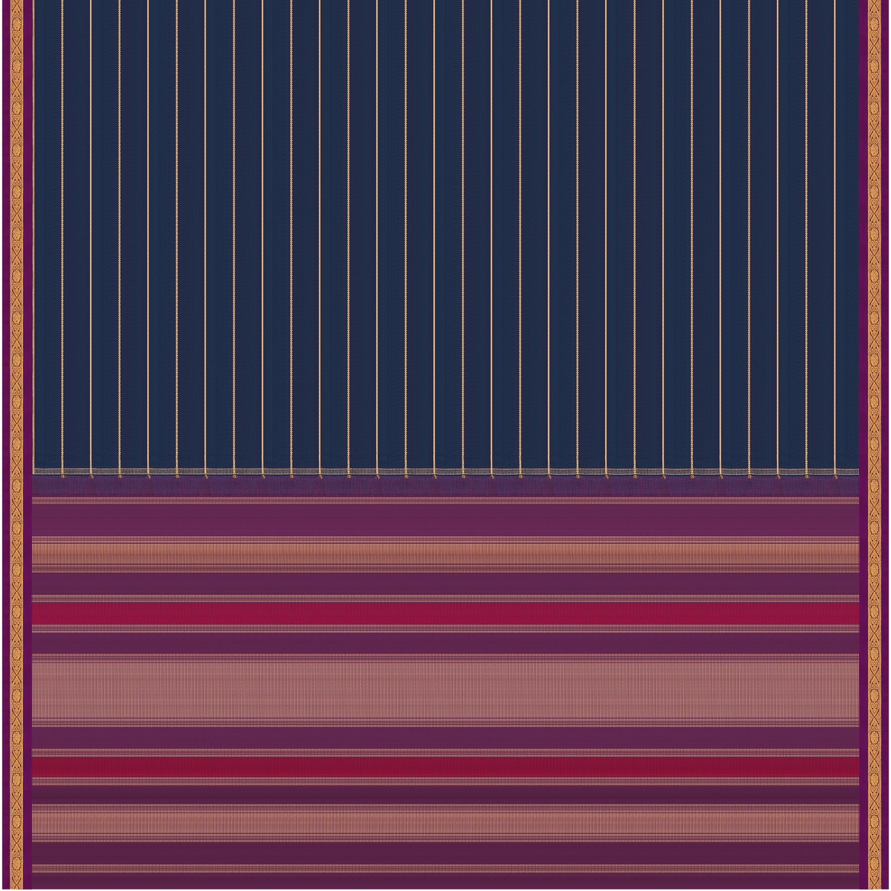 Kanakavalli Kanjivaram Silk Sari 25-599-HS001-04355 - Full View