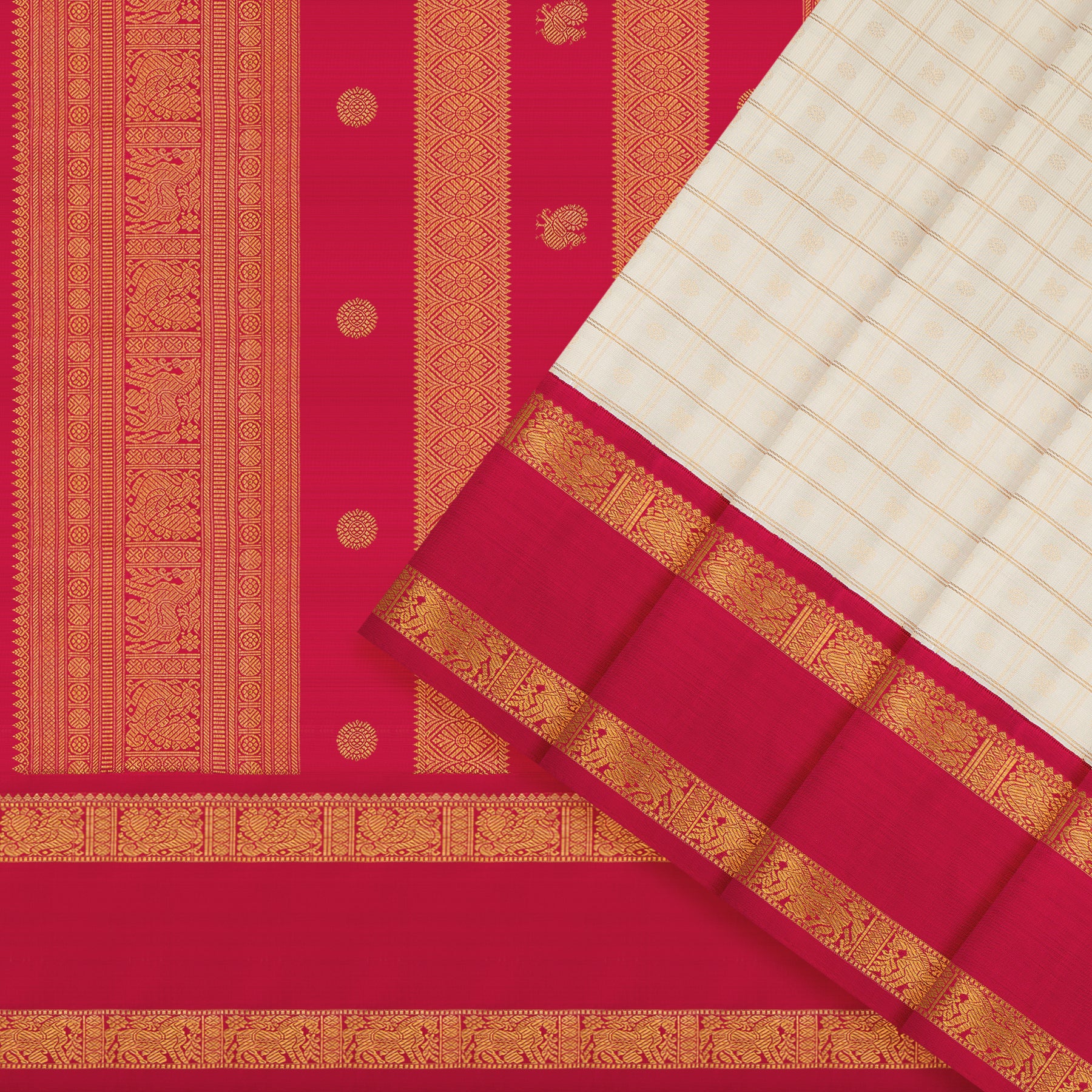 Kanakavalli Kanjivaram Silk Sari 25-599-HS001-04986 - Cover View