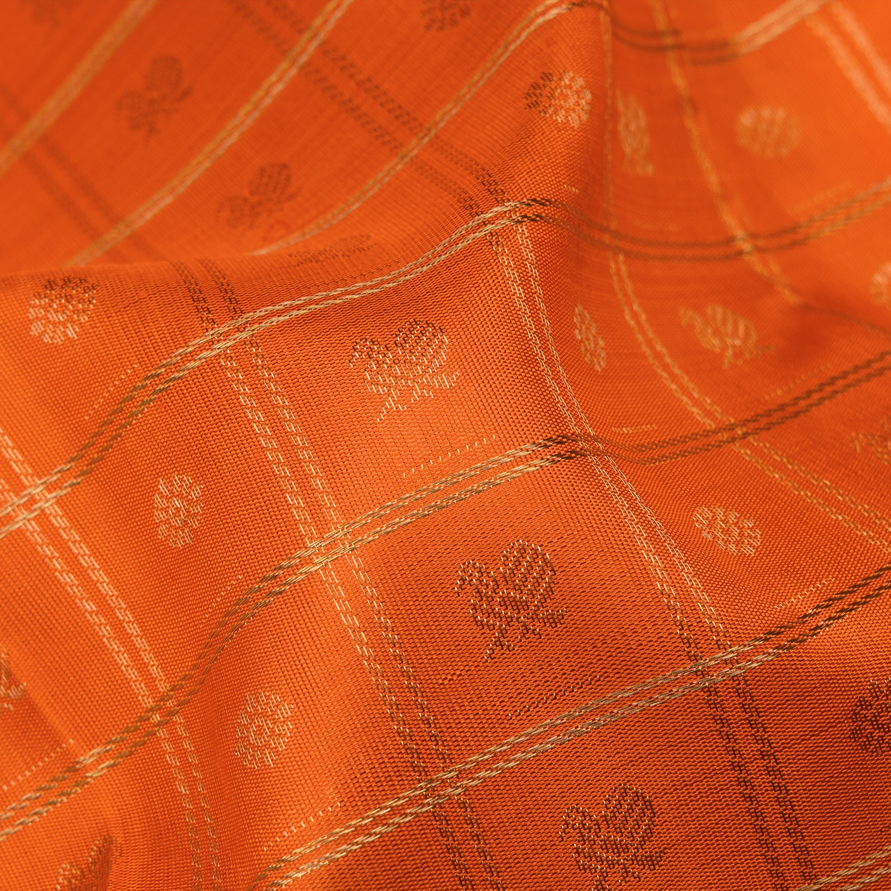Kanakavalli Kanjivaram Silk Sari 25-599-HS001-04987 - Fabric View