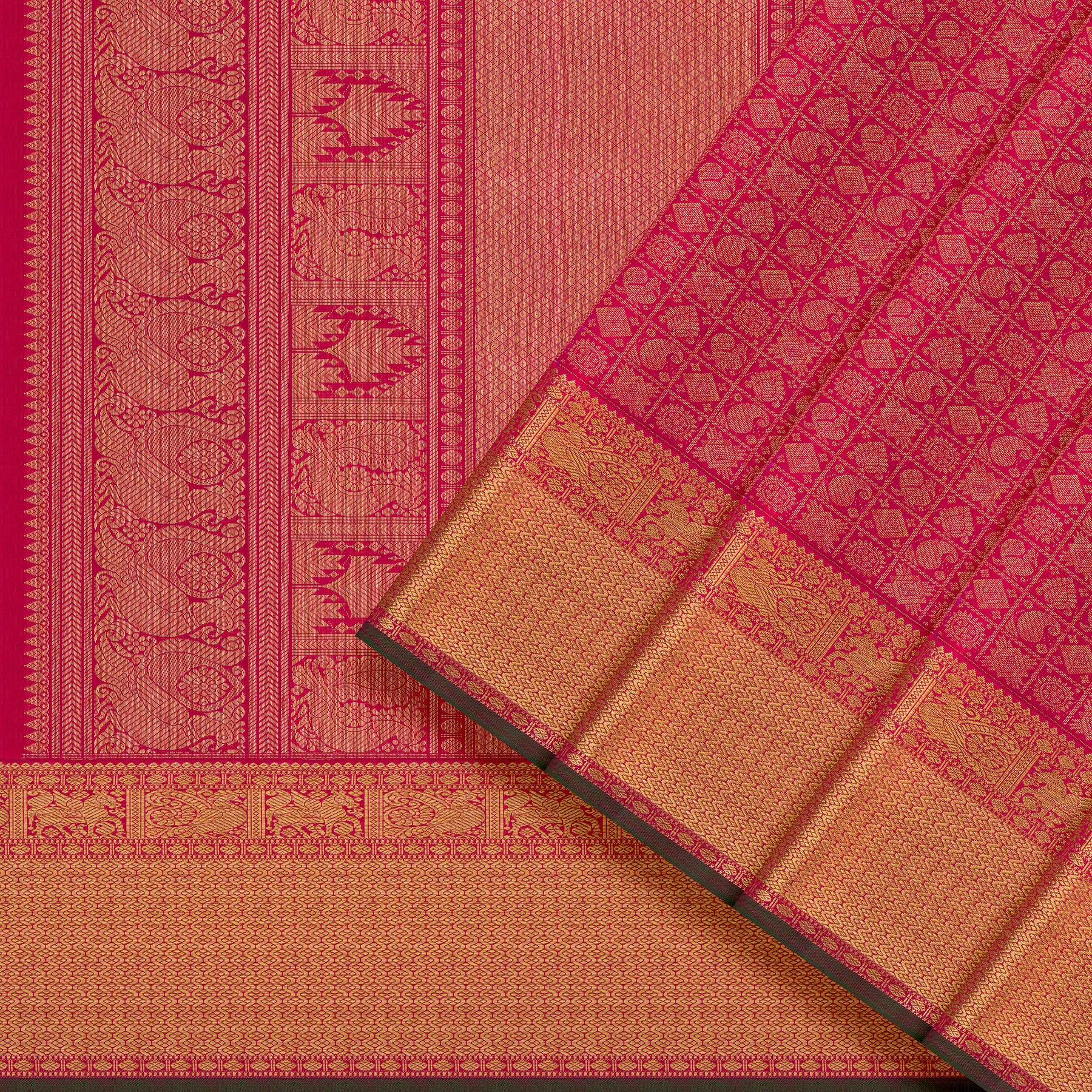 Kanakavalli Kanjivaram Silk Sari 25-599-HS001-05062 - Cover View