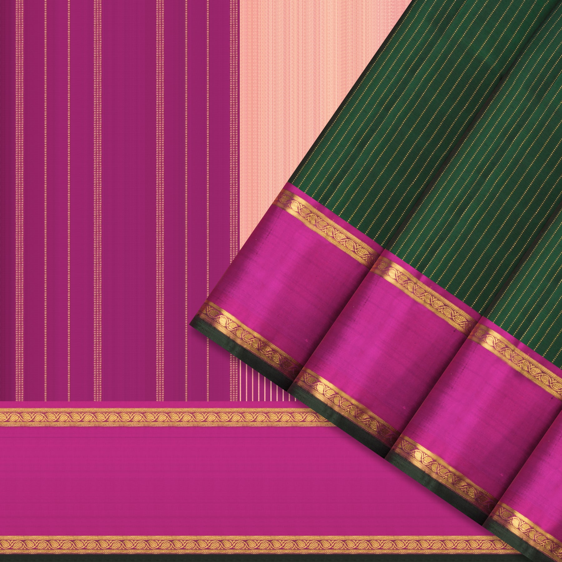 Kanakavalli Kanjivaram Silk Sari 25-599-HS001-05109 - Cover View