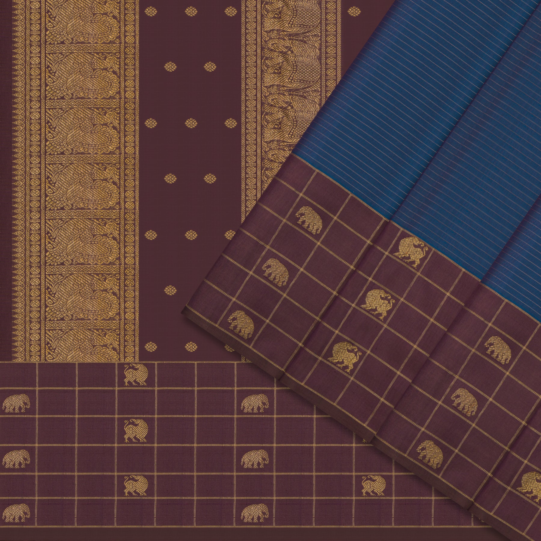 Kanakavalli Kanjivaram Silk Sari 25-599-HS001-05113 - Cover View