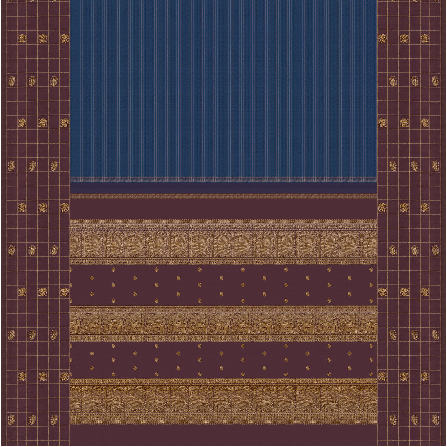 Kanakavalli Kanjivaram Silk Sari 25-599-HS001-05113 - Full View