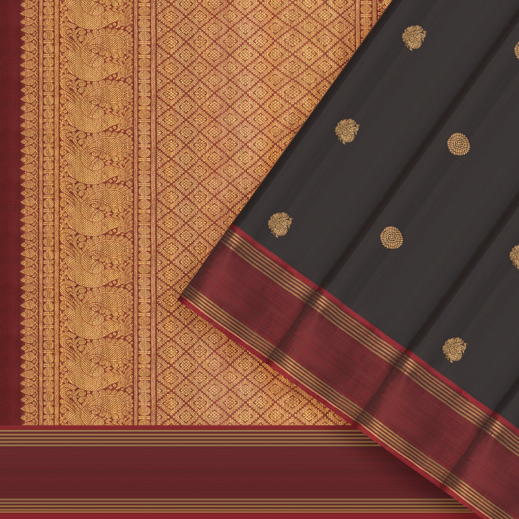 Kanakavalli Kanjivaram Silk Sari 25-599-HS001-05674 - Cover View