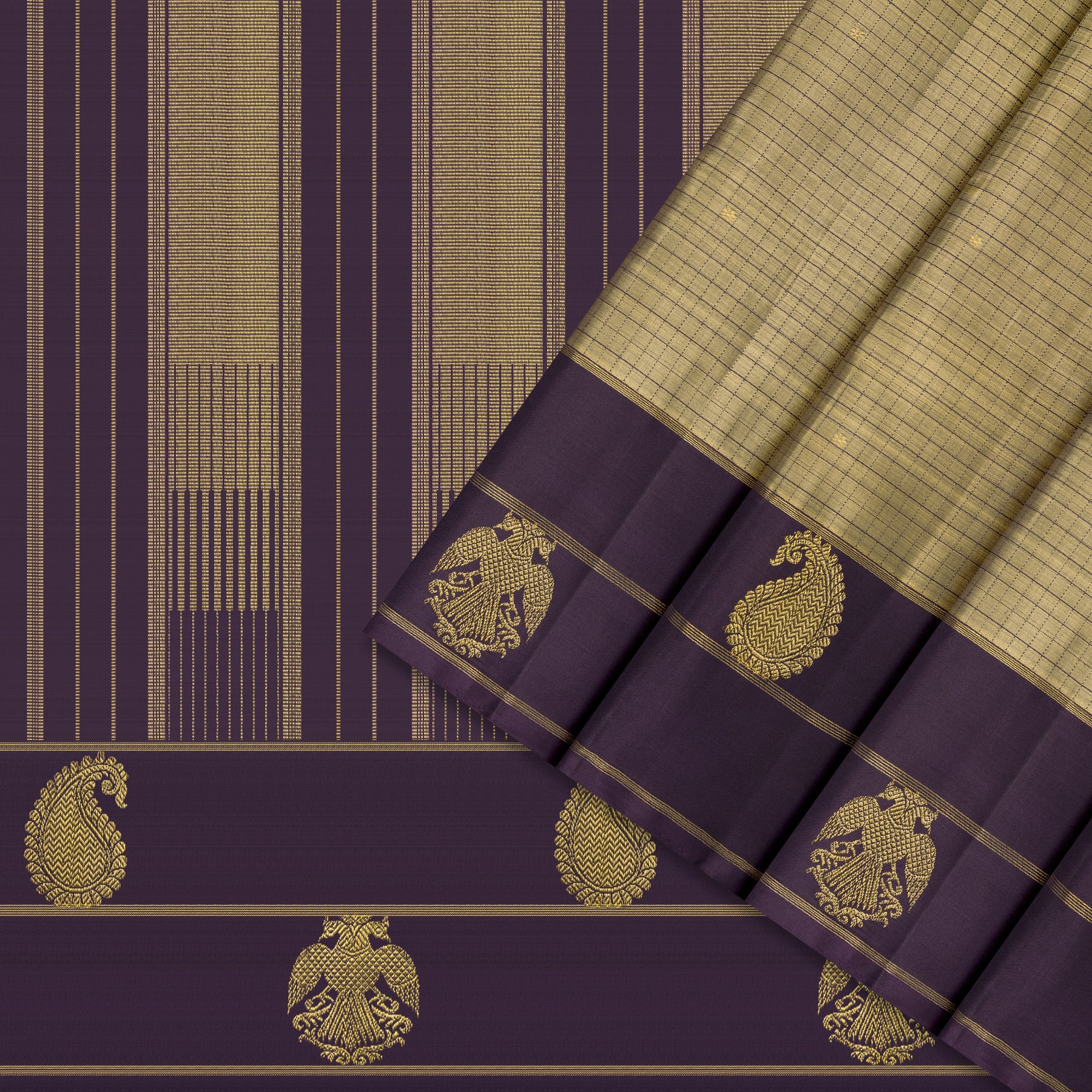 Kanakavalli Kanjivaram Silk Sari 25-599-HS001-06714 - Cover View