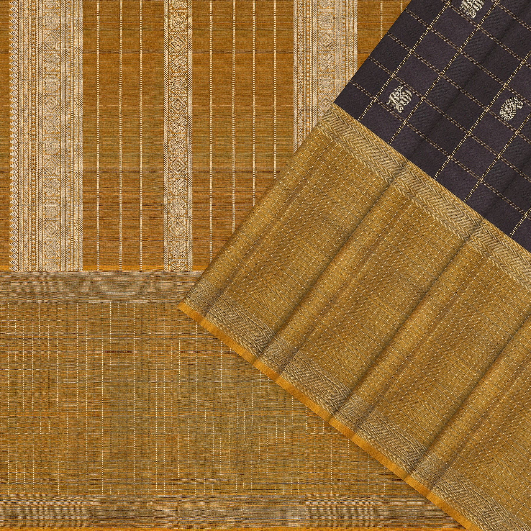 Kanakavalli Kanjivaram Silk Sari 25-599-HS001-07605 - Cover View