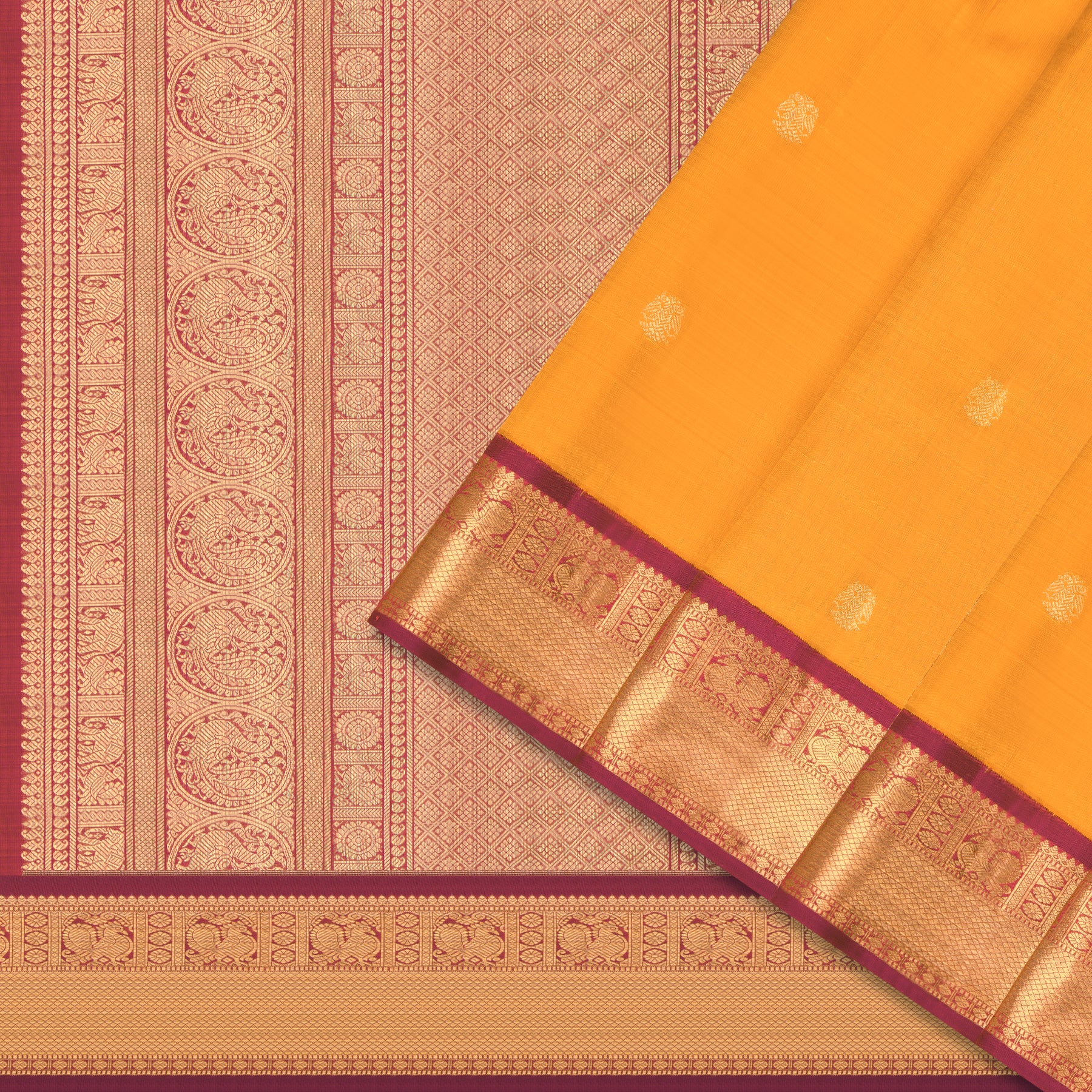 Kanakavalli Kanjivaram Silk Sari 25-599-HS001-07657 - Cover View