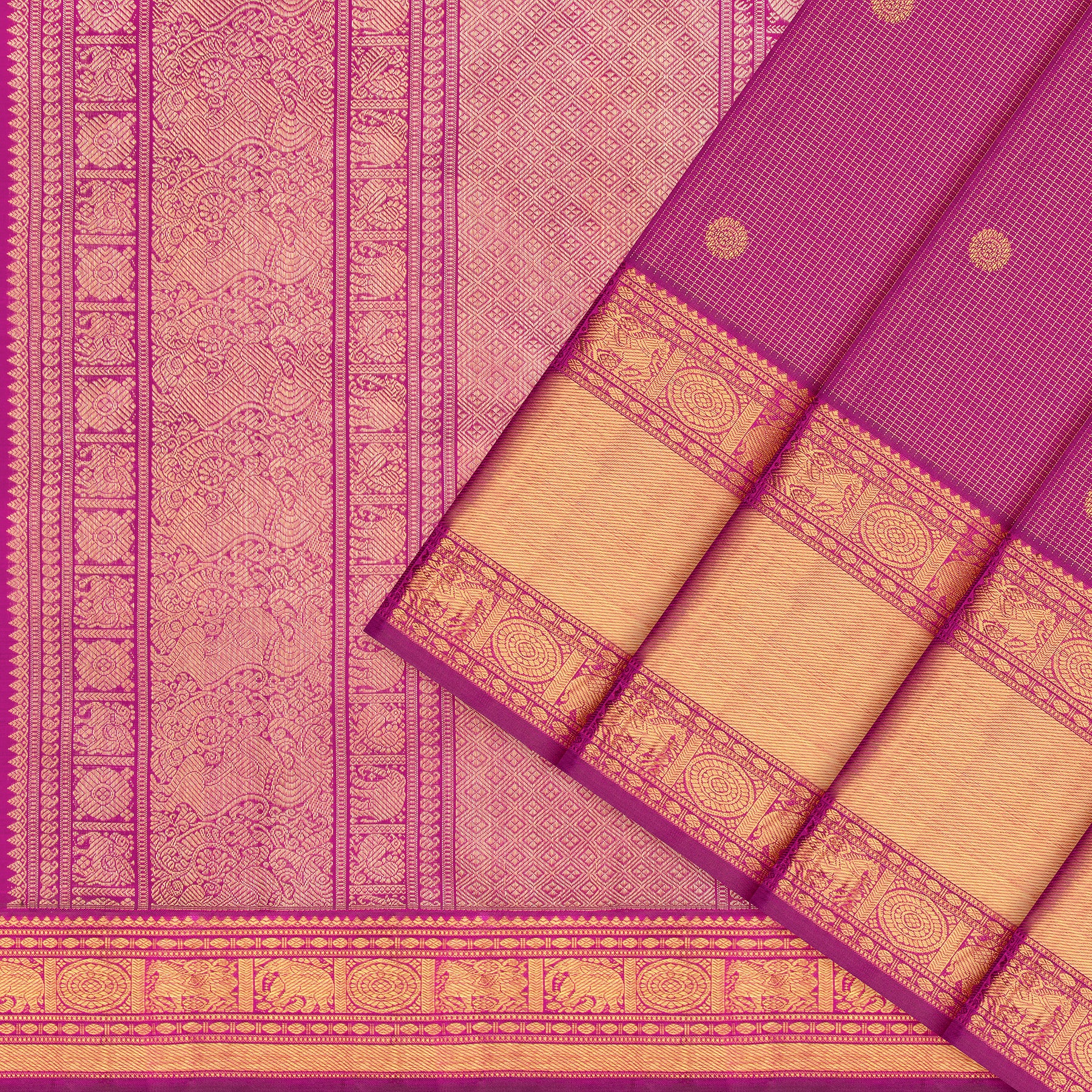 Kanakavalli Kanjivaram Silk Sari 25-599-HS001-07665 - Cover View