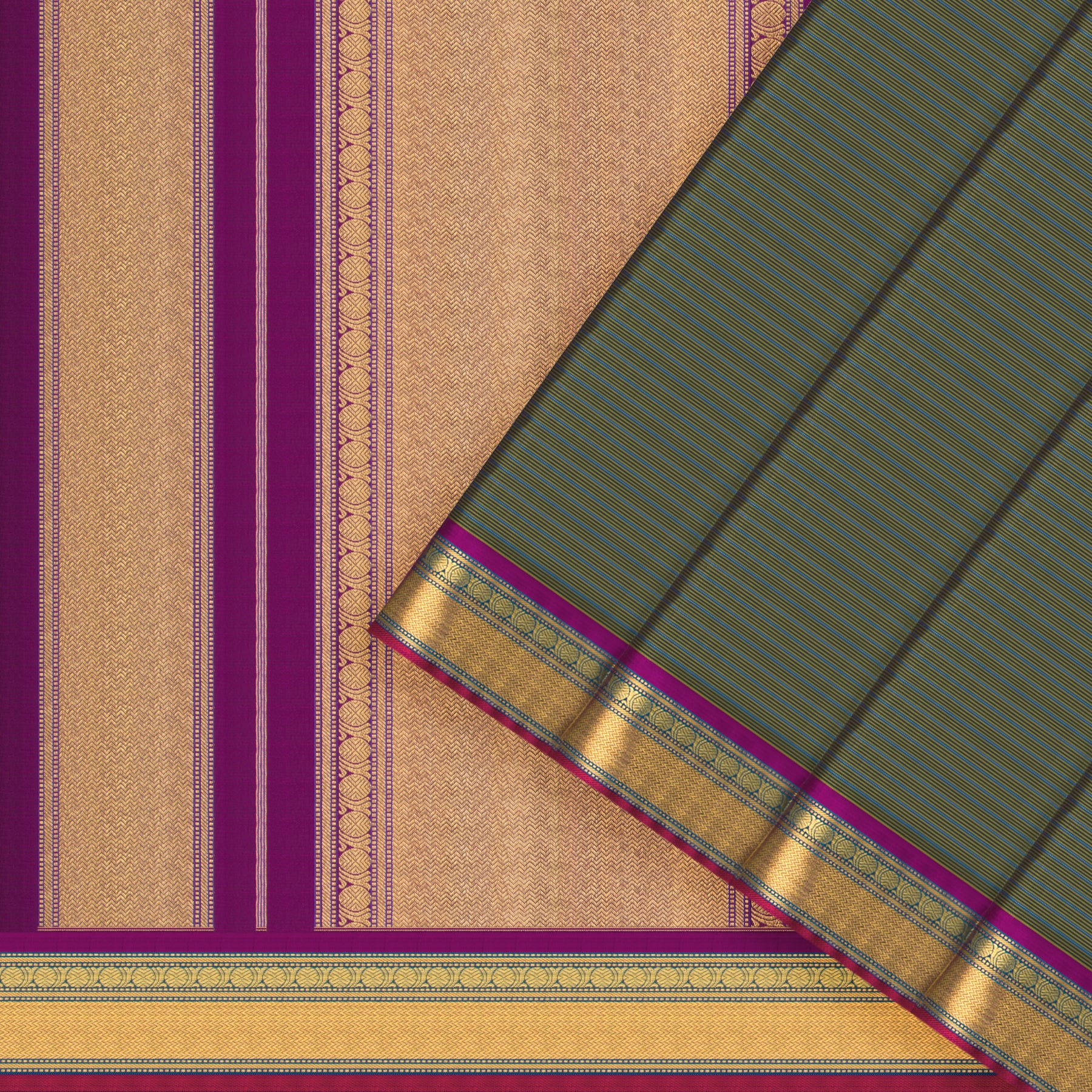 Kanakavalli Kanjivaram Silk Sari 25-599-HS001-07672 - Cover View