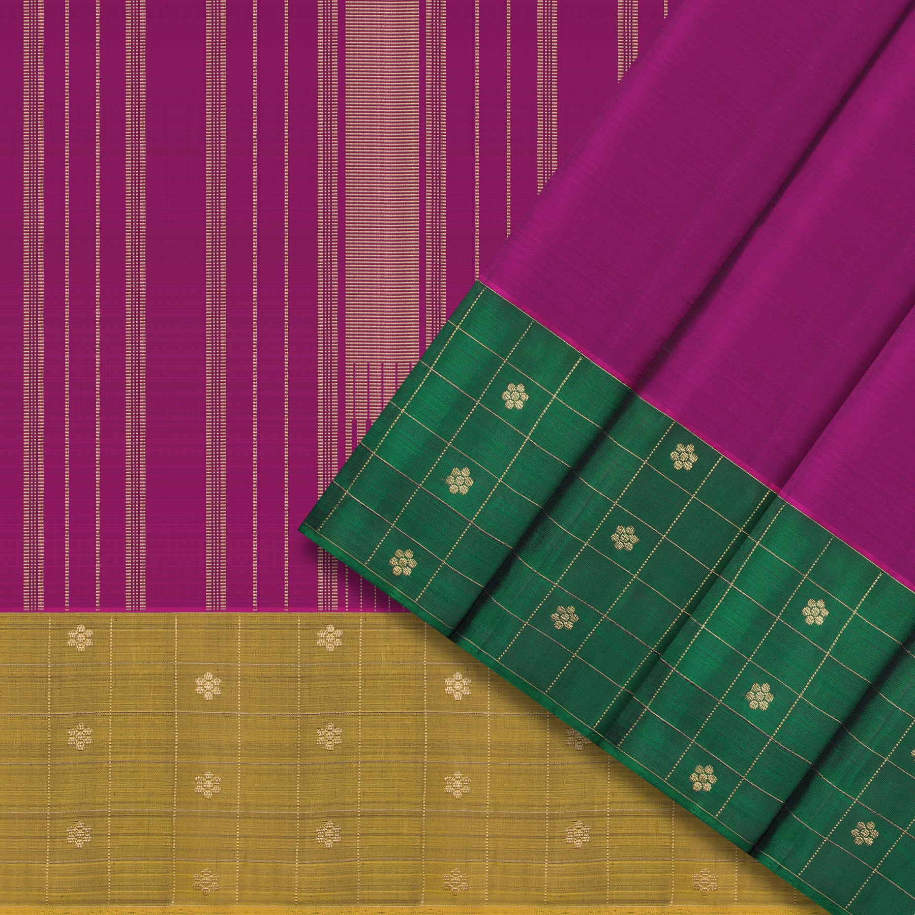 Kanakavalli Kanjivaram Silk Sari 25-599-HS001-08401 - Cover View