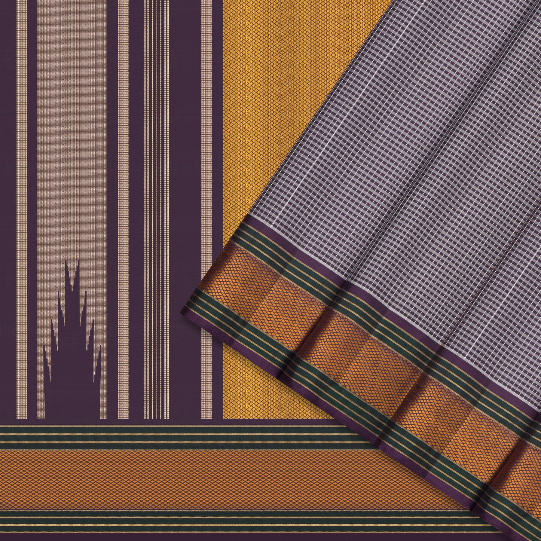 Kanakavalli Kanjivaram Silk Sari 25-599-HS001-08422 - Cover View