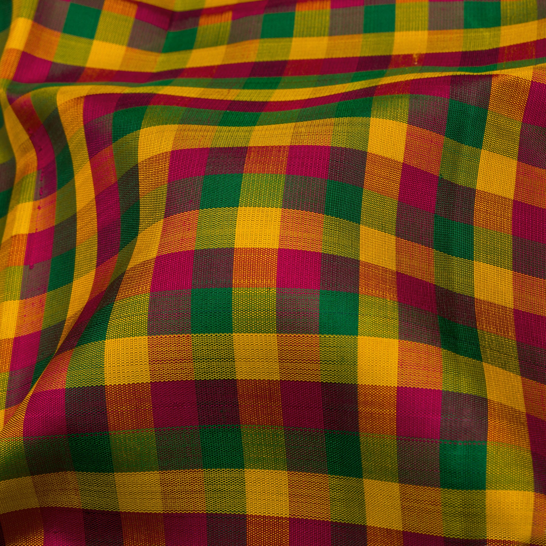 Kanakavalli Kanjivaram Silk Sari 25-599-HS001-08424 - Fabric View
