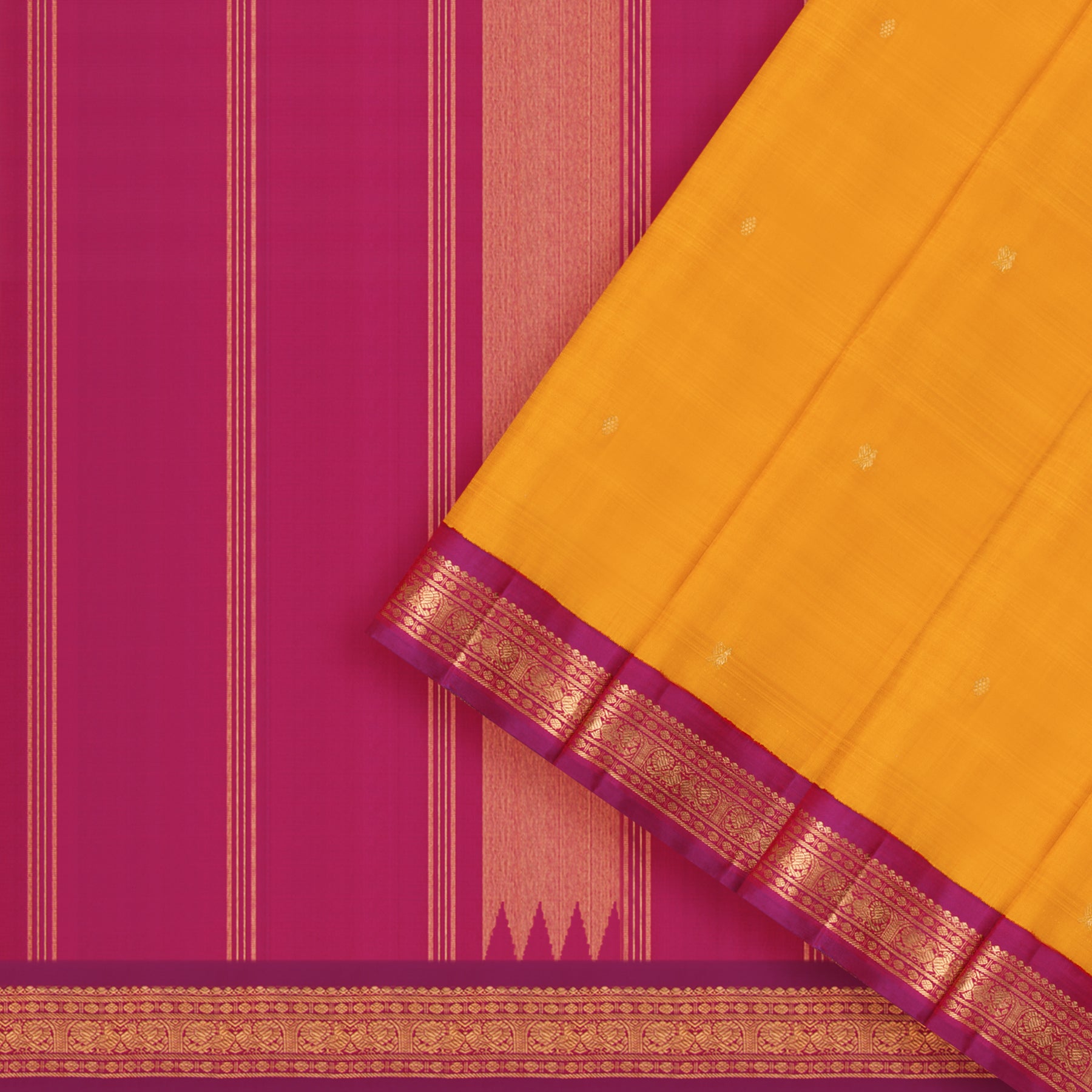 Kanakavalli Kanjivaram Silk Sari 25-599-HS001-08442 - Cover View