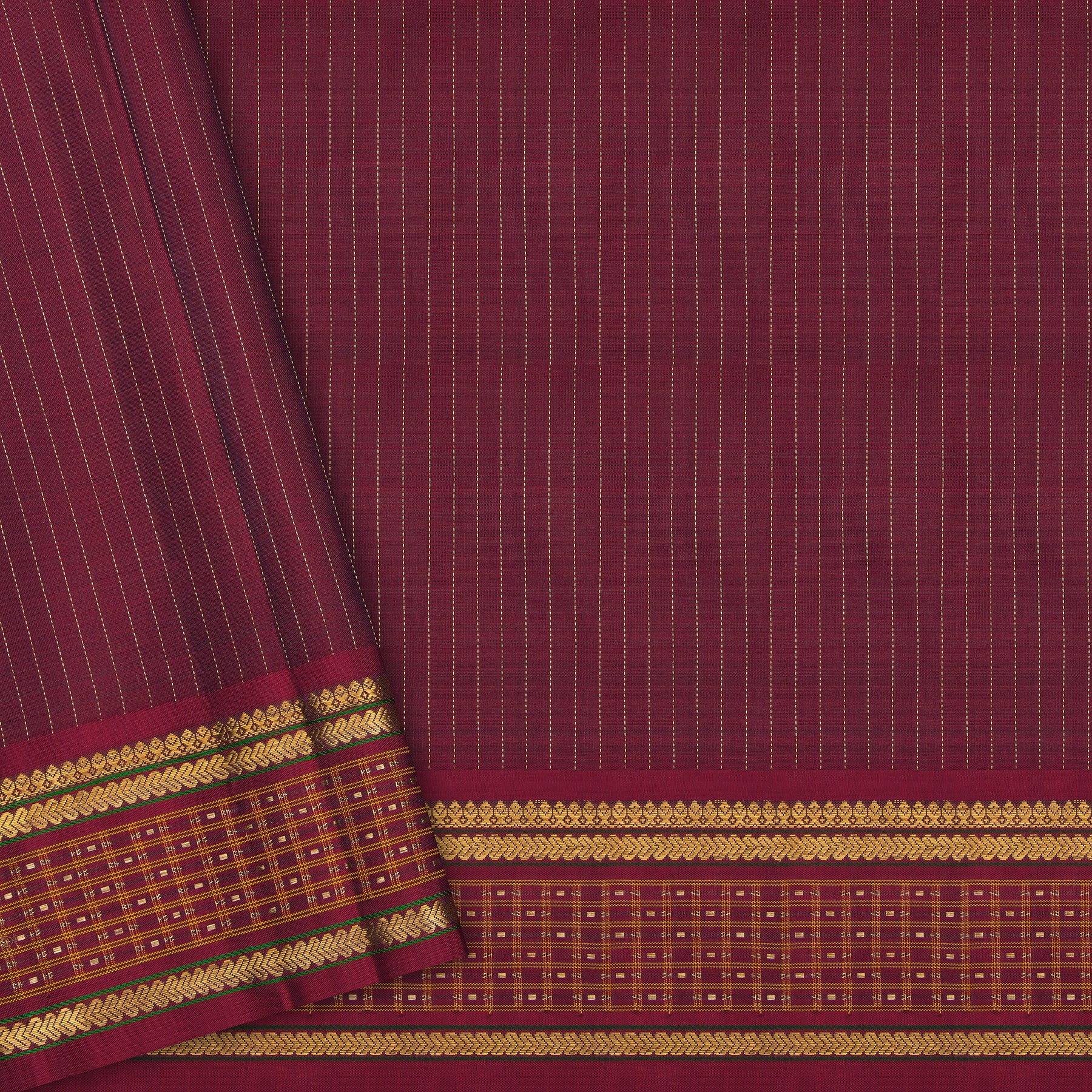 Kanakavalli Kanjivaram Silk Sari 25-599-HS001-08447 - Blouse View
