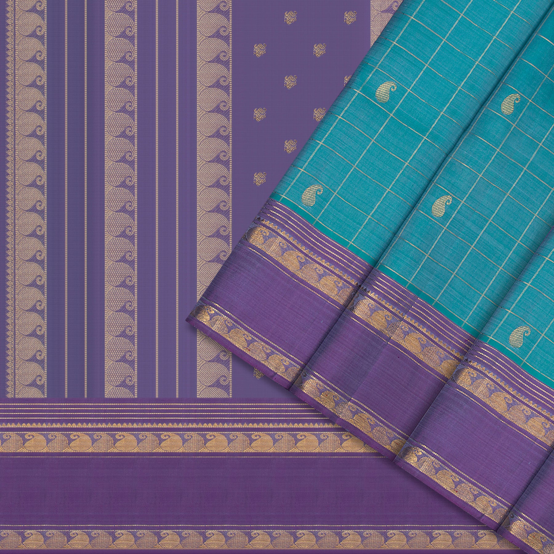 Kanakavalli Kanjivaram Silk Sari 25-599-HS001-08475 - Cover View