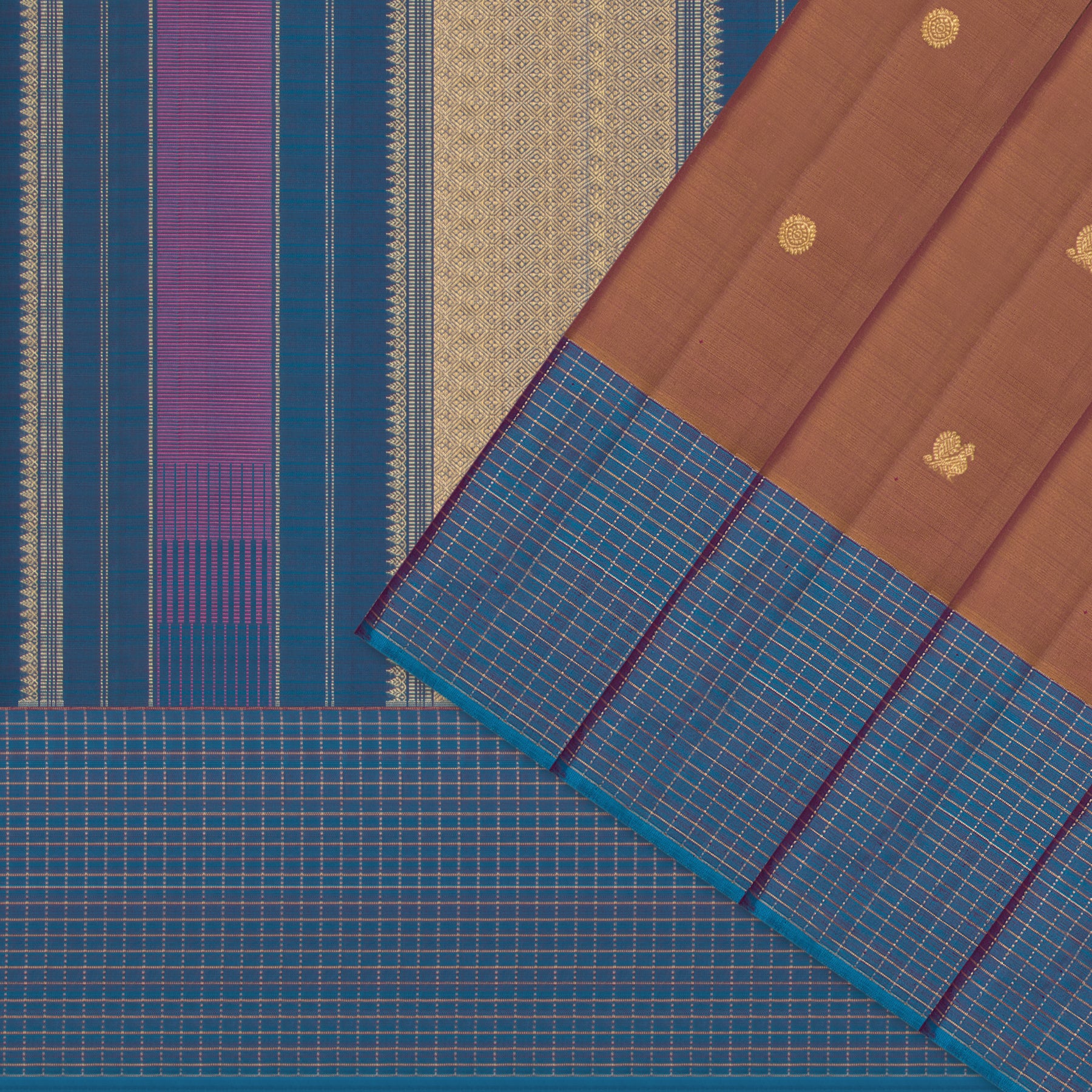 Kanakavalli Kanjivaram Silk Sari 25-599-HS001-08488 - Cover View