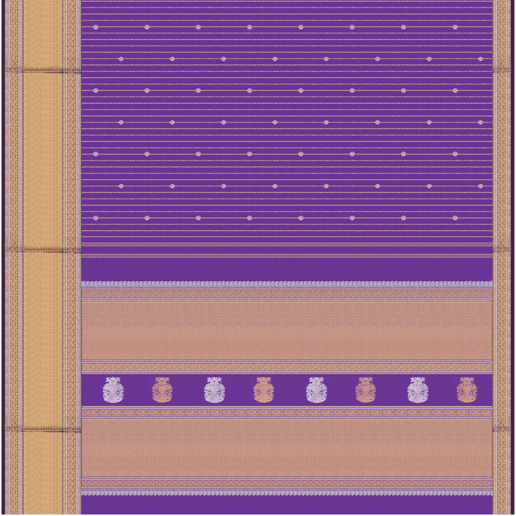 Kanakavalli Kanjivaram Silk Sari 25-599-HS001-09053 - Full View