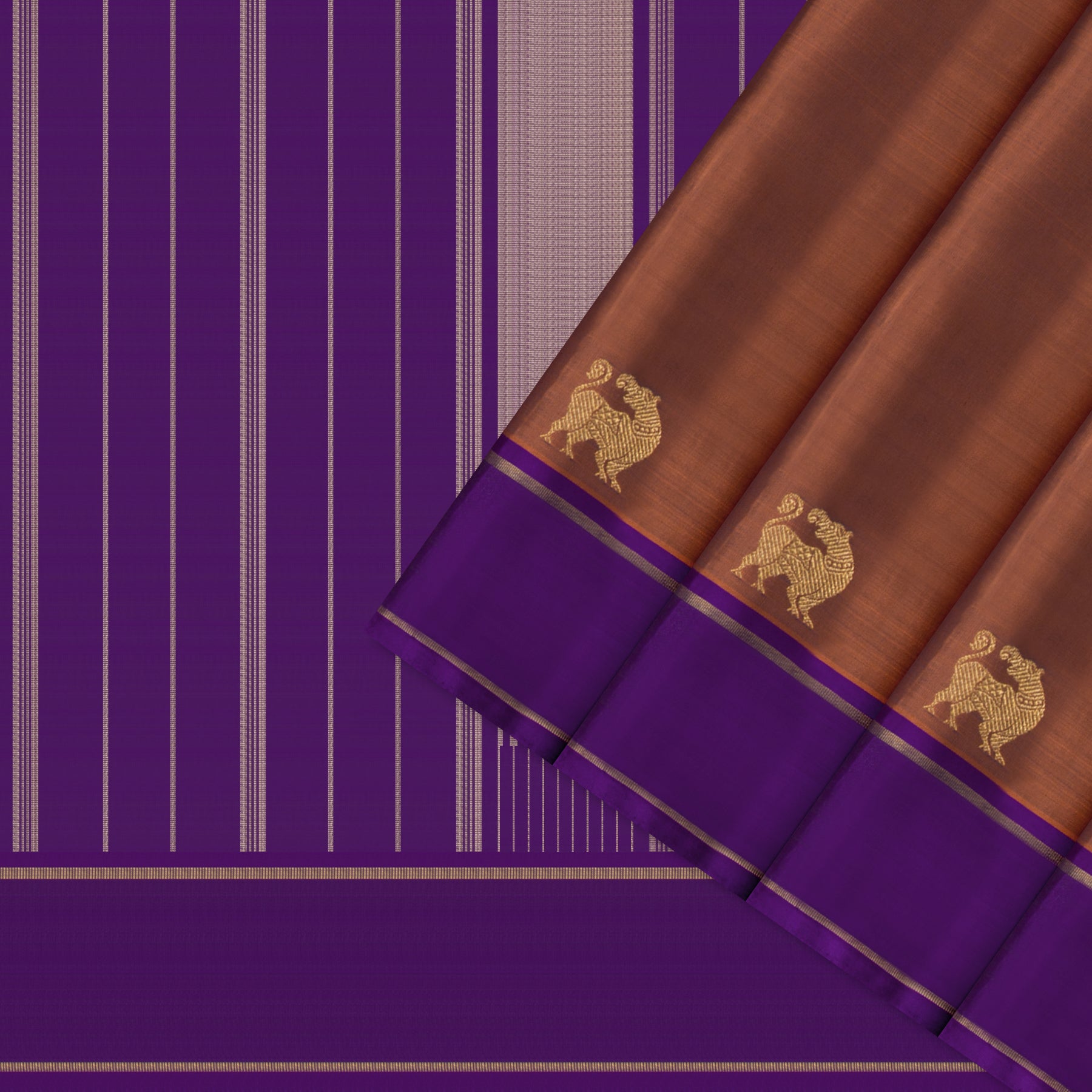 Kanakavalli Kanjivaram Silk Sari 25-599-HS001-09330 - Cover View