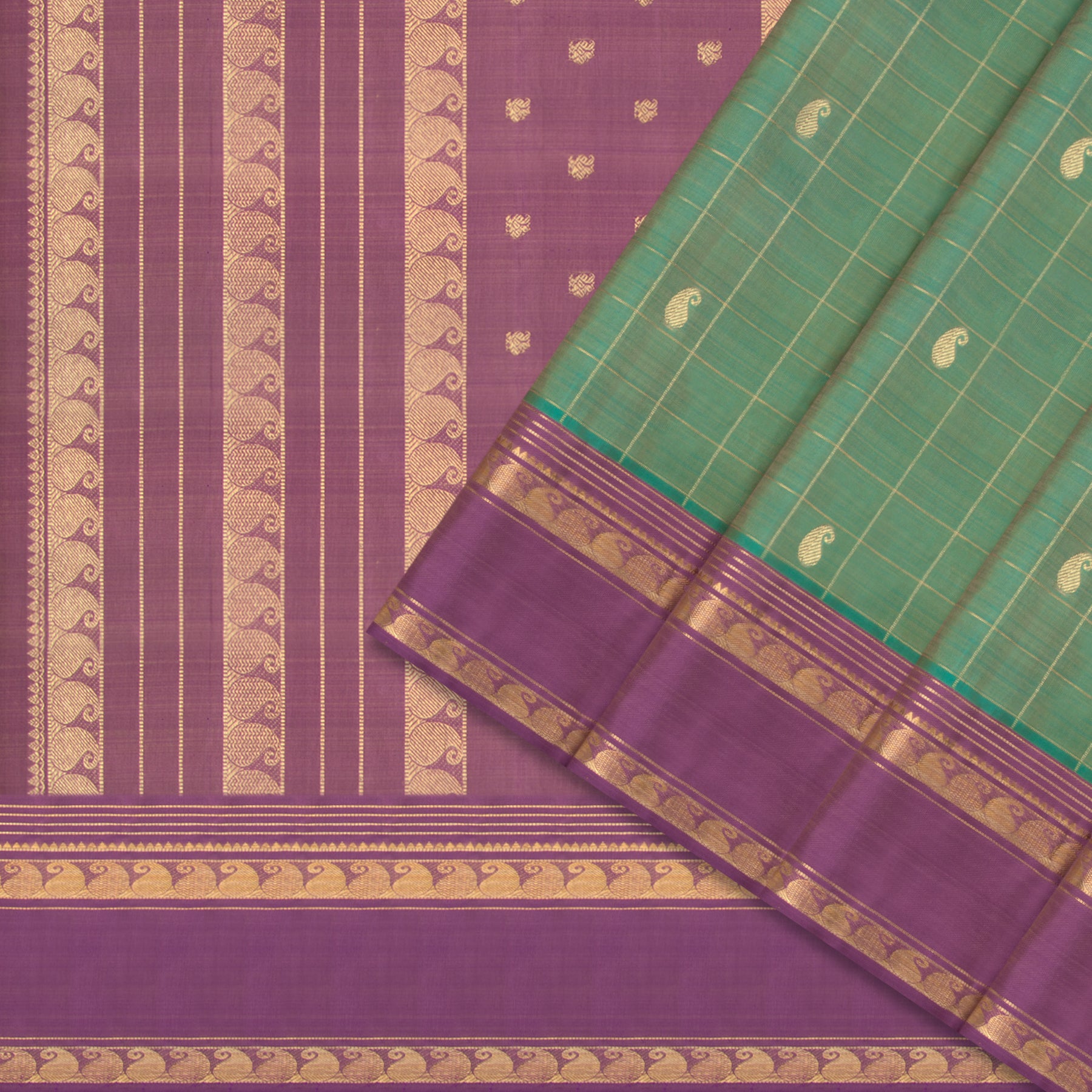 Kanakavalli Kanjivaram Silk Sari 25-599-HS001-09358 - Cover View