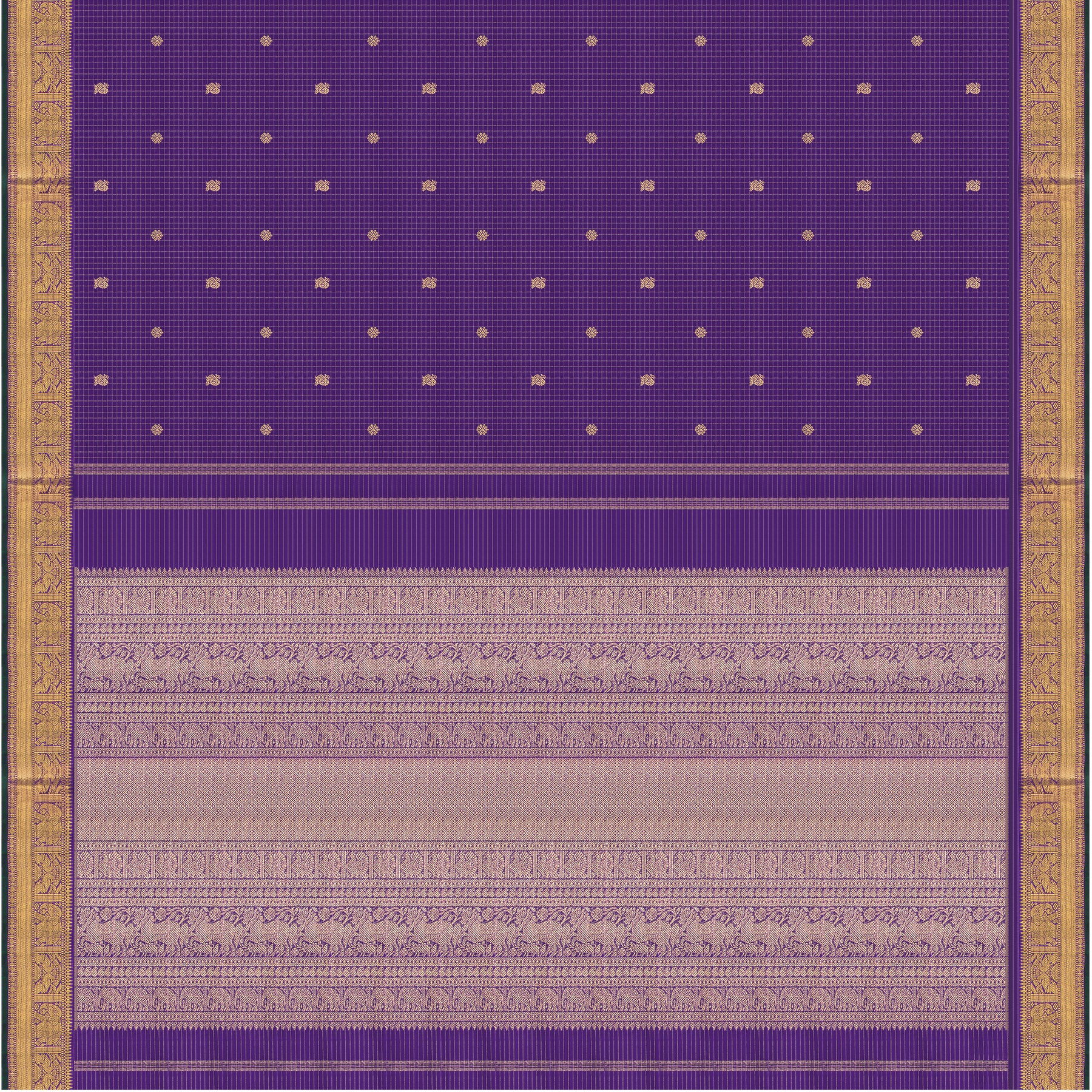 Kanakavalli Kanjivaram Silk Sari 25-599-HS001-09420 - Full View