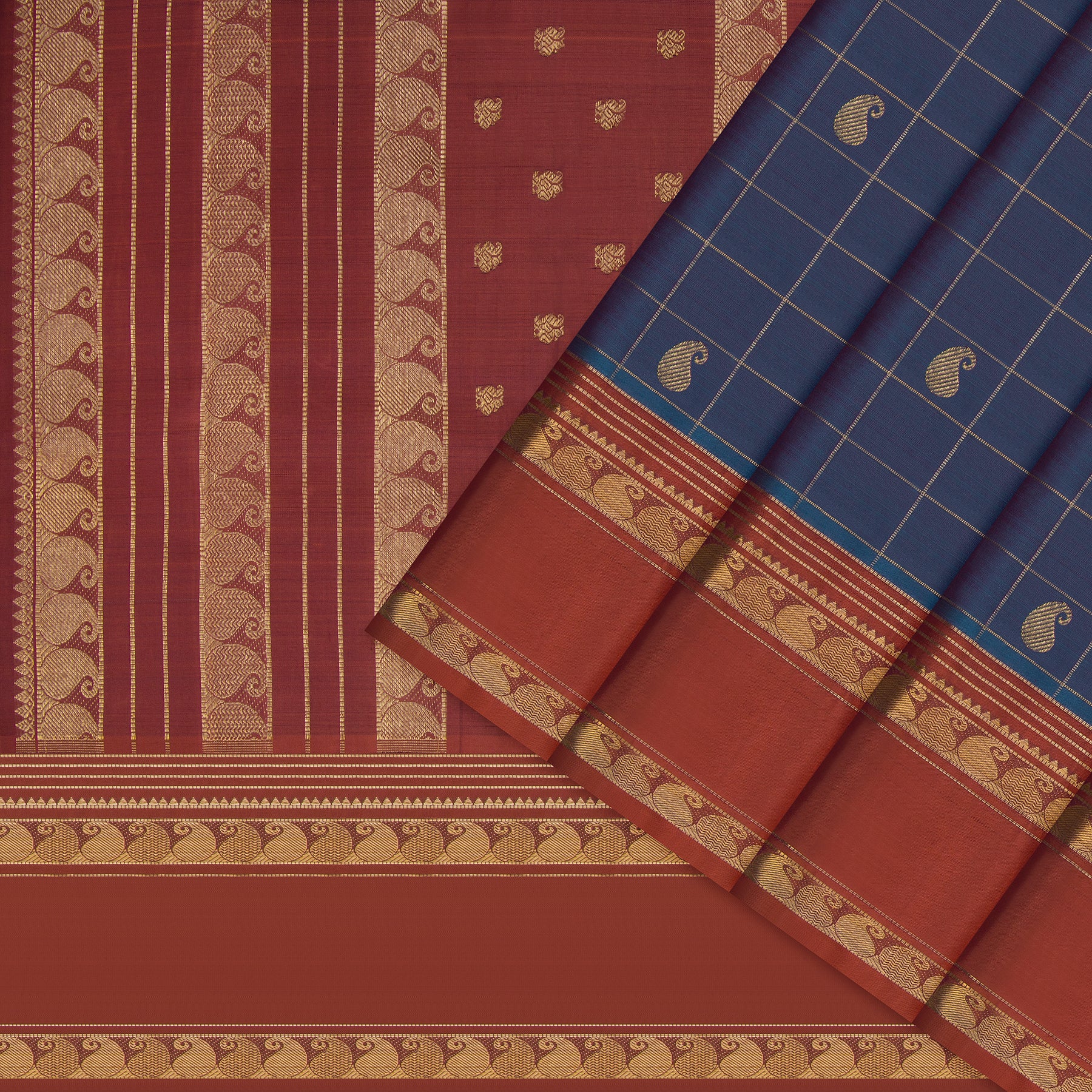 Kanakavalli Kanjivaram Silk Sari 25-599-HS001-09933 - Cover View