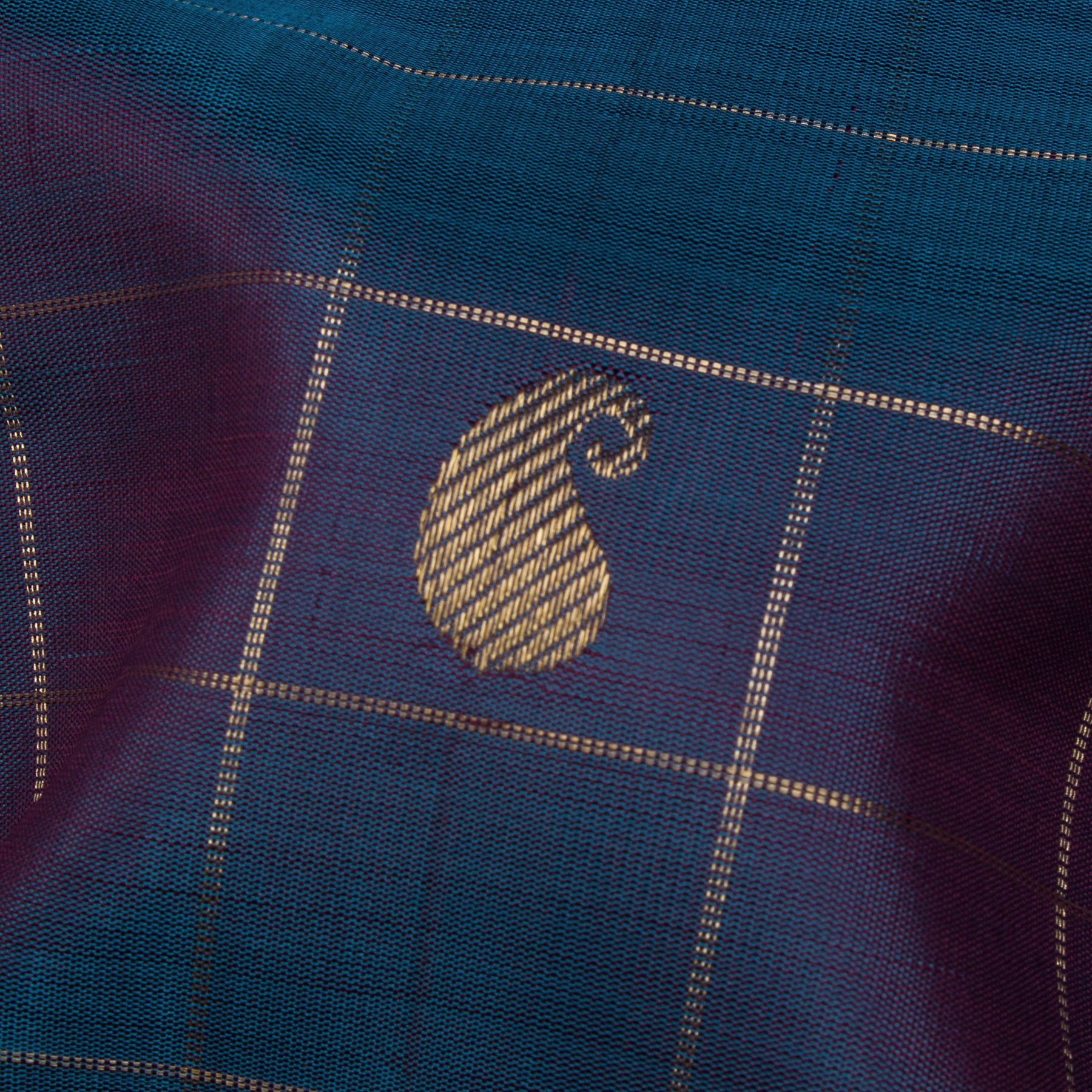 Kanakavalli Kanjivaram Silk Sari 25-599-HS001-09933 - Fabric View