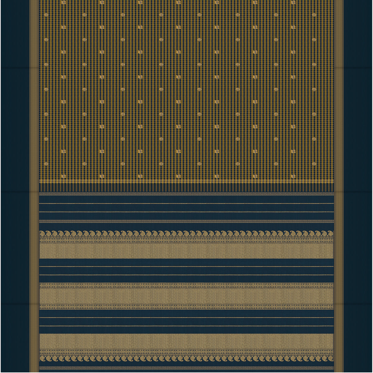 Kanakavalli Kanjivaram Silk Sari 25-599-HS001-09944 - Full View