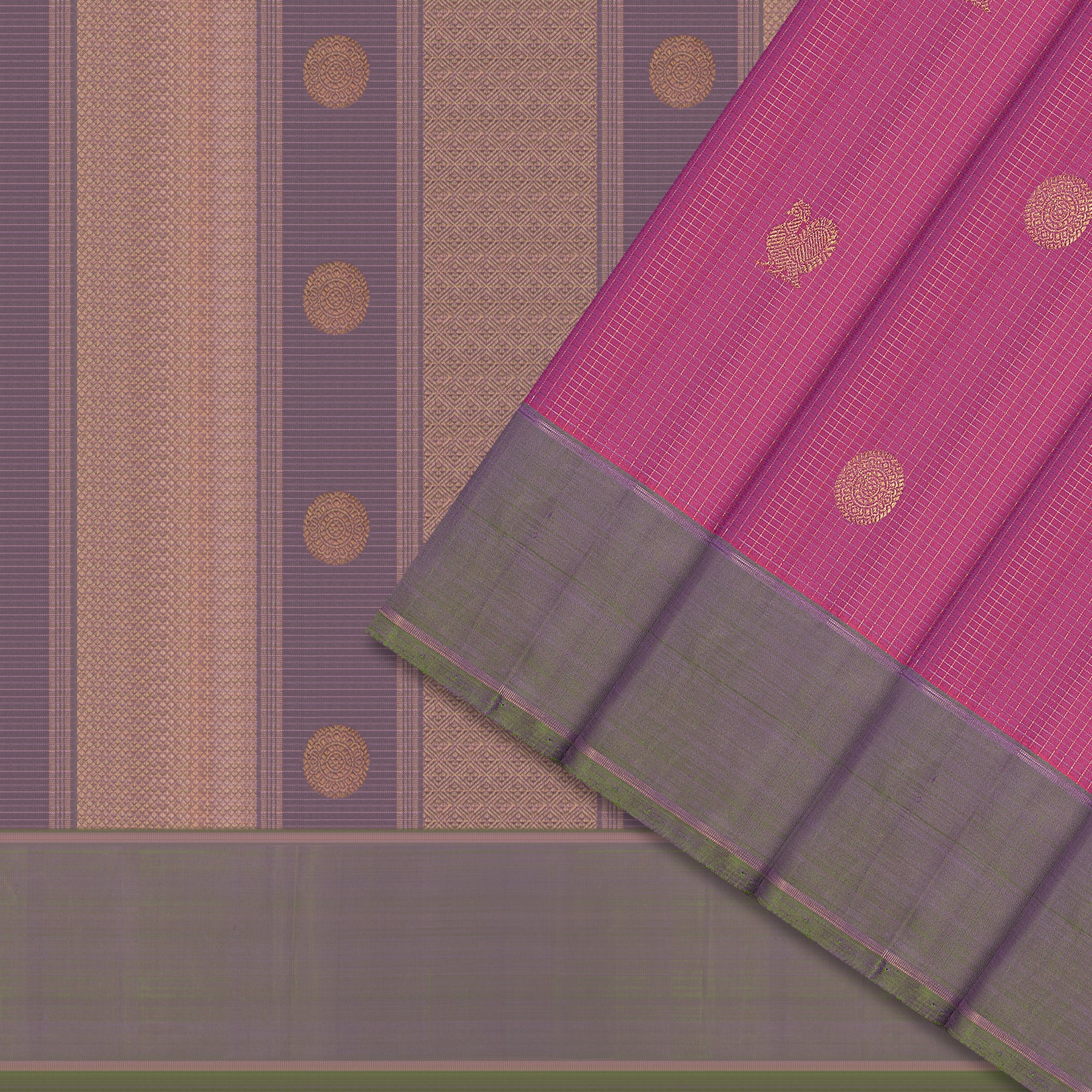 Kanakavalli Kanjivaram Silk Sari 25-599-HS001-09945 - Cover View