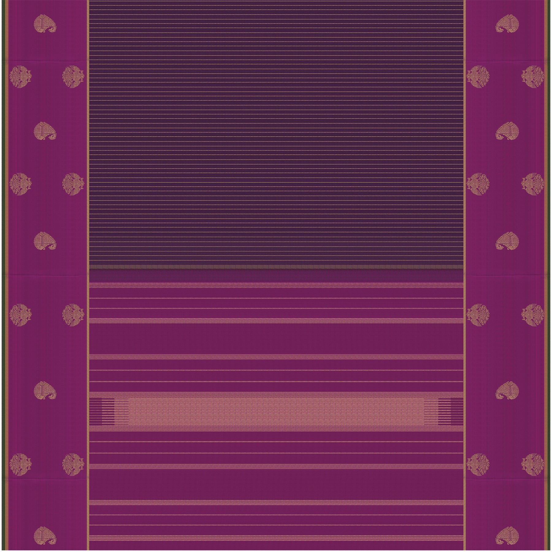 Kanakavalli Kanjivaram Silk Sari 25-599-HS001-09985 - Full View