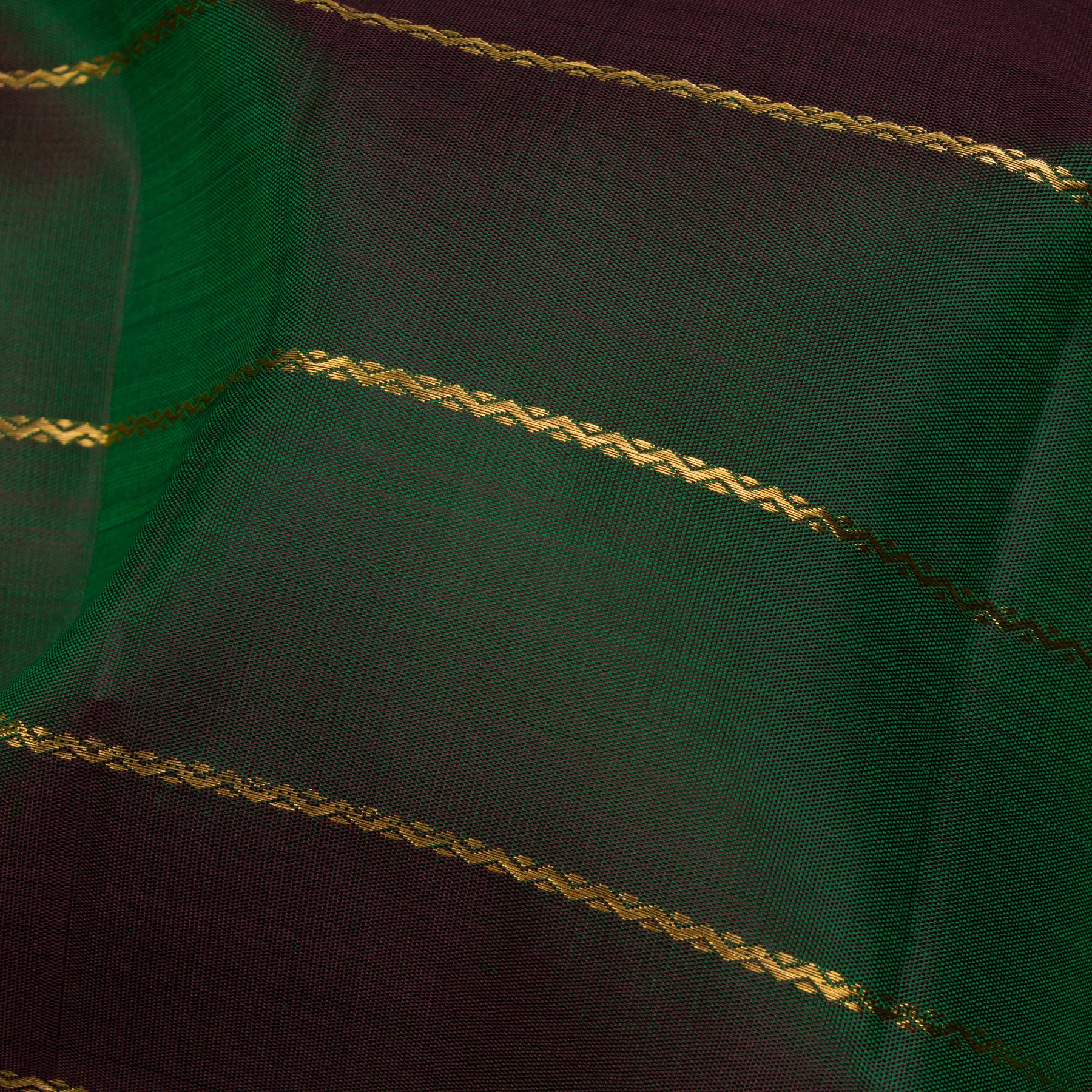 Kanakavalli Kanjivaram Silk Sari 25-599-HS001-09993 - Fabric View