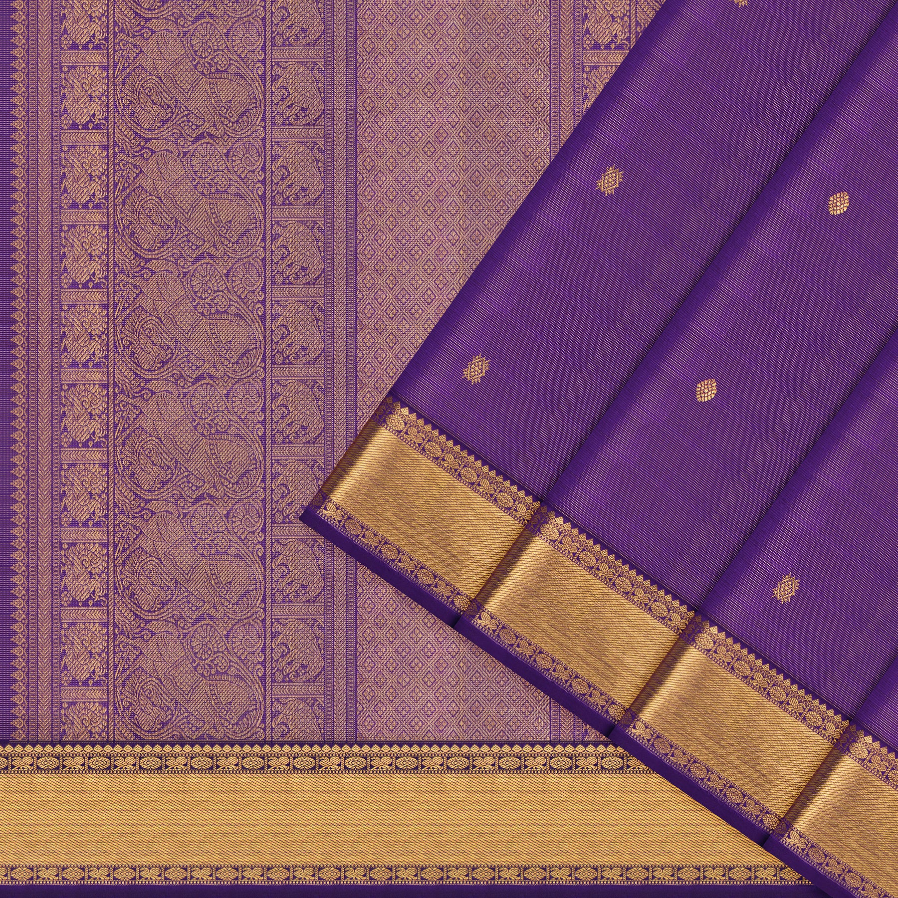Kanakavalli Kanjivaram Silk Sari 25-599-HS001-09994 - Cover View