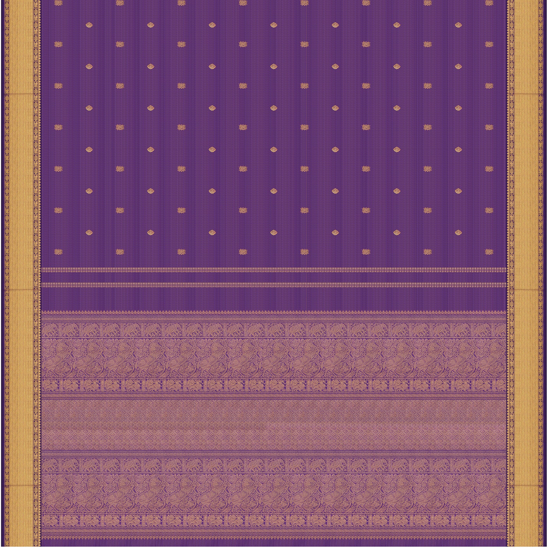 Kanakavalli Kanjivaram Silk Sari 25-599-HS001-09994 - Full View