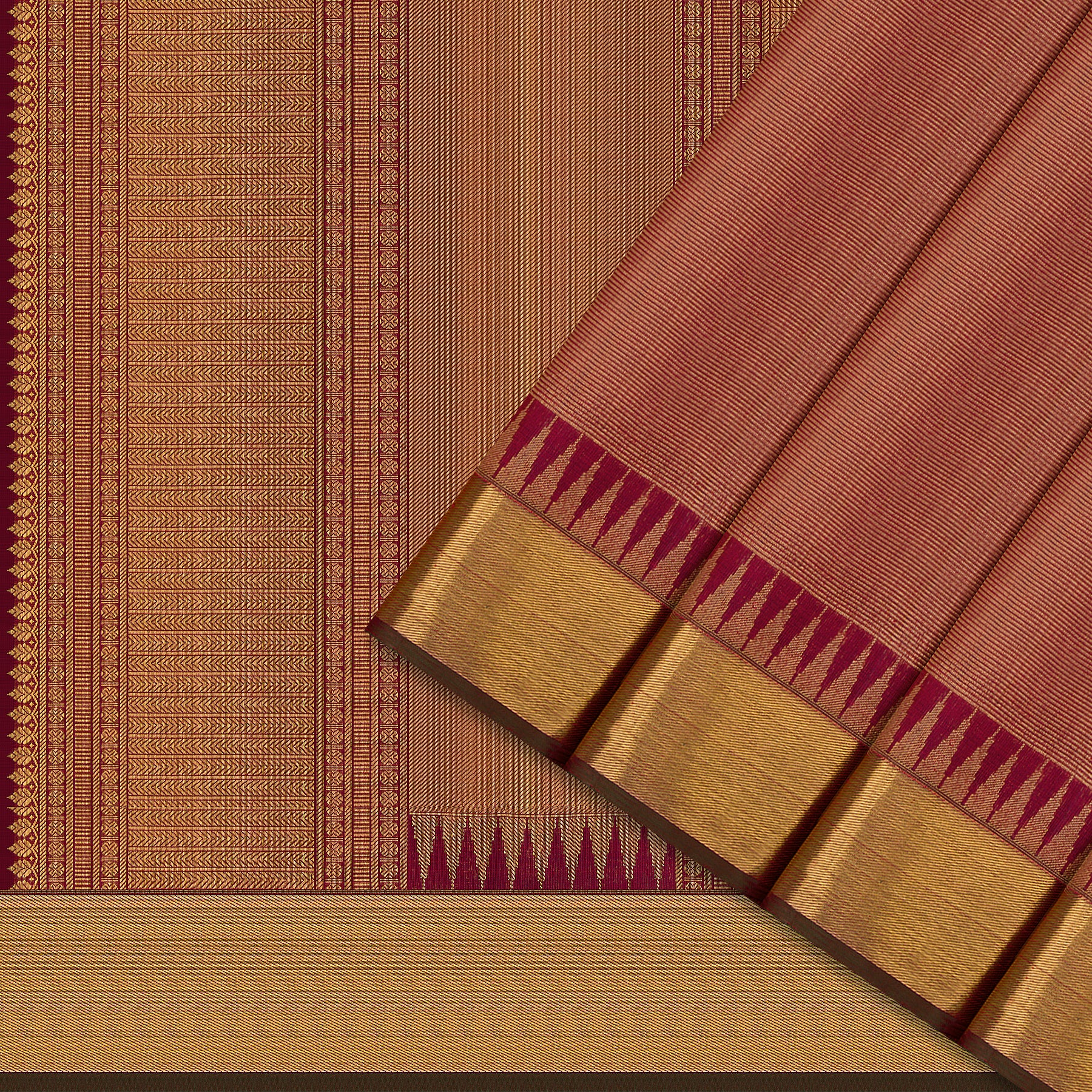 Kanakavalli Kanjivaram Silk Sari 25-599-HS001-10064 - Cover View
