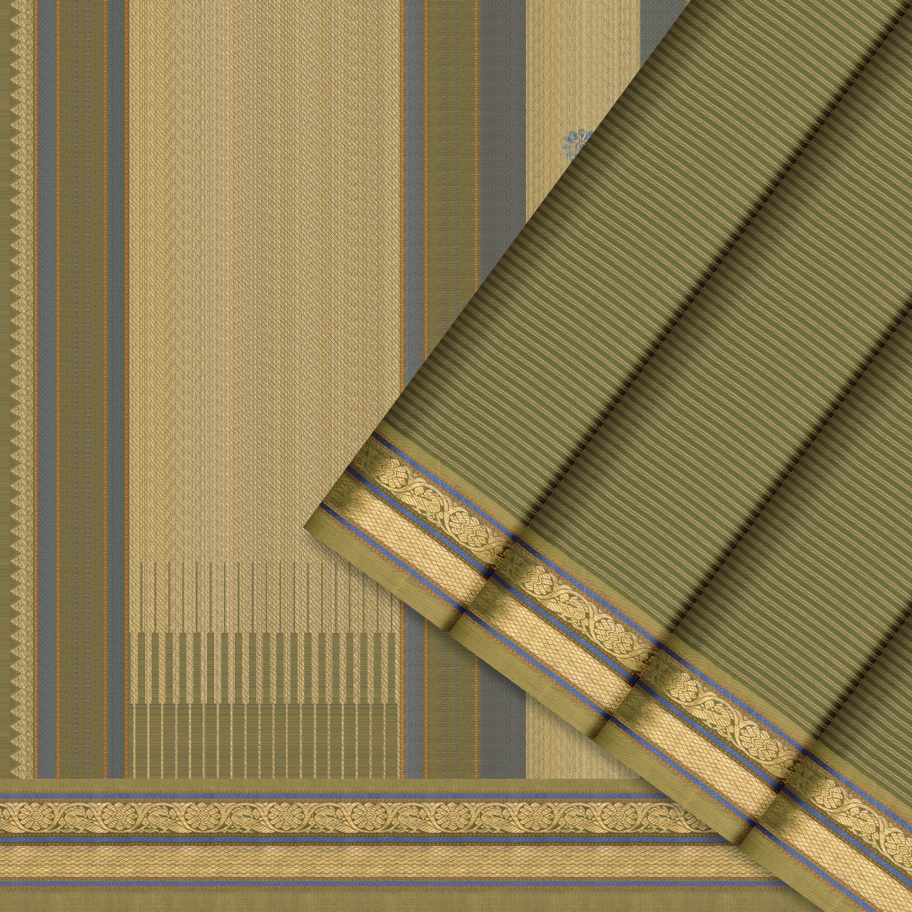 Kanakavalli Kanjivaram Silk Sari 25-599-HS001-10076 - Cover View