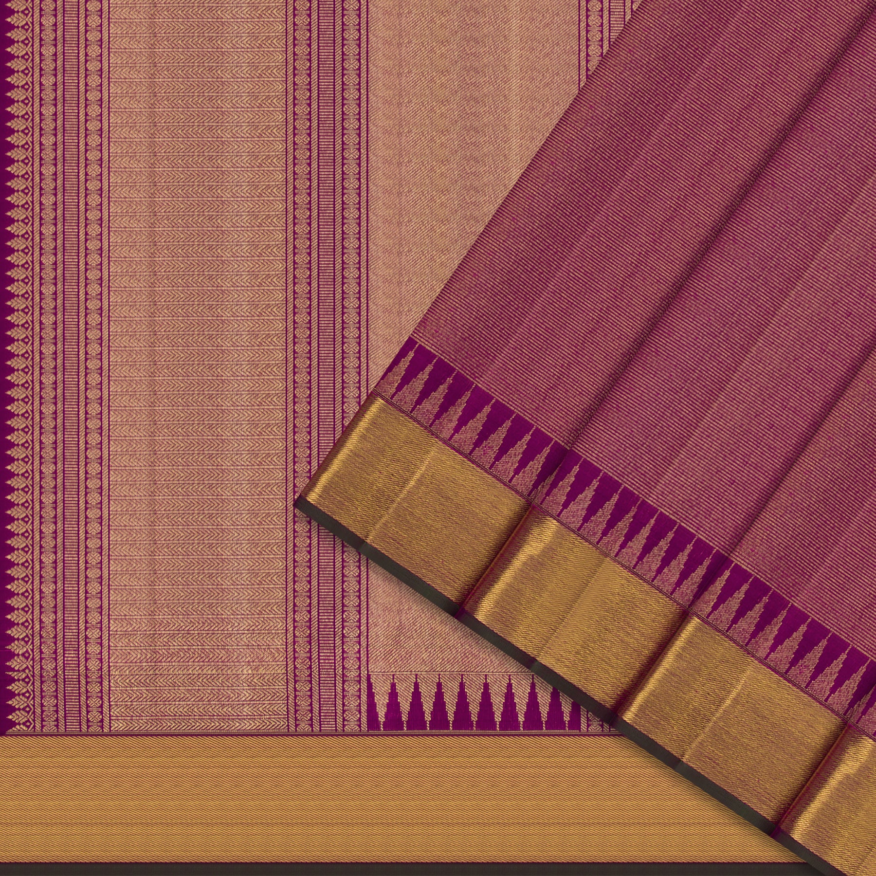 Kanakavalli Kanjivaram Silk Sari 25-599-HS001-10648 - Cover View