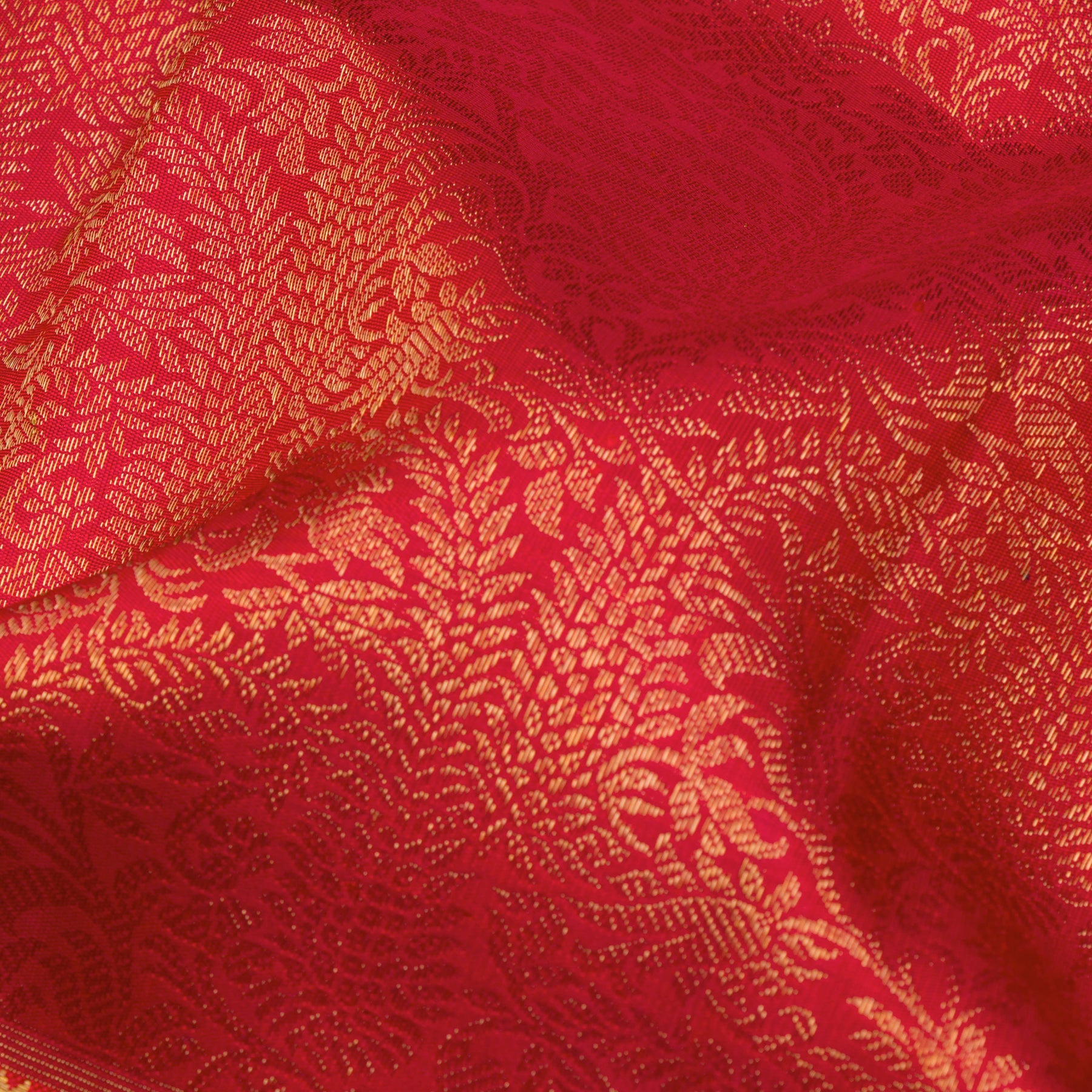 Kanakavalli Kanjivaram Silk Sari 25-599-HS001-10655 - Fabric View