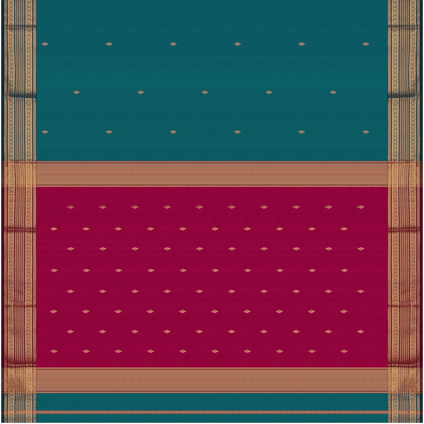 Kanakavalli Silk/Cotton Sari 25-610-HS005-04663 - Full View