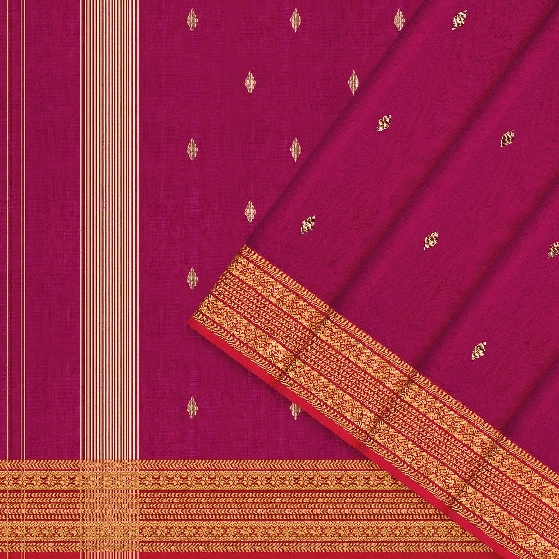 Kanakavalli Silk/Cotton Sari 25-610-HS005-04664 - Cover View