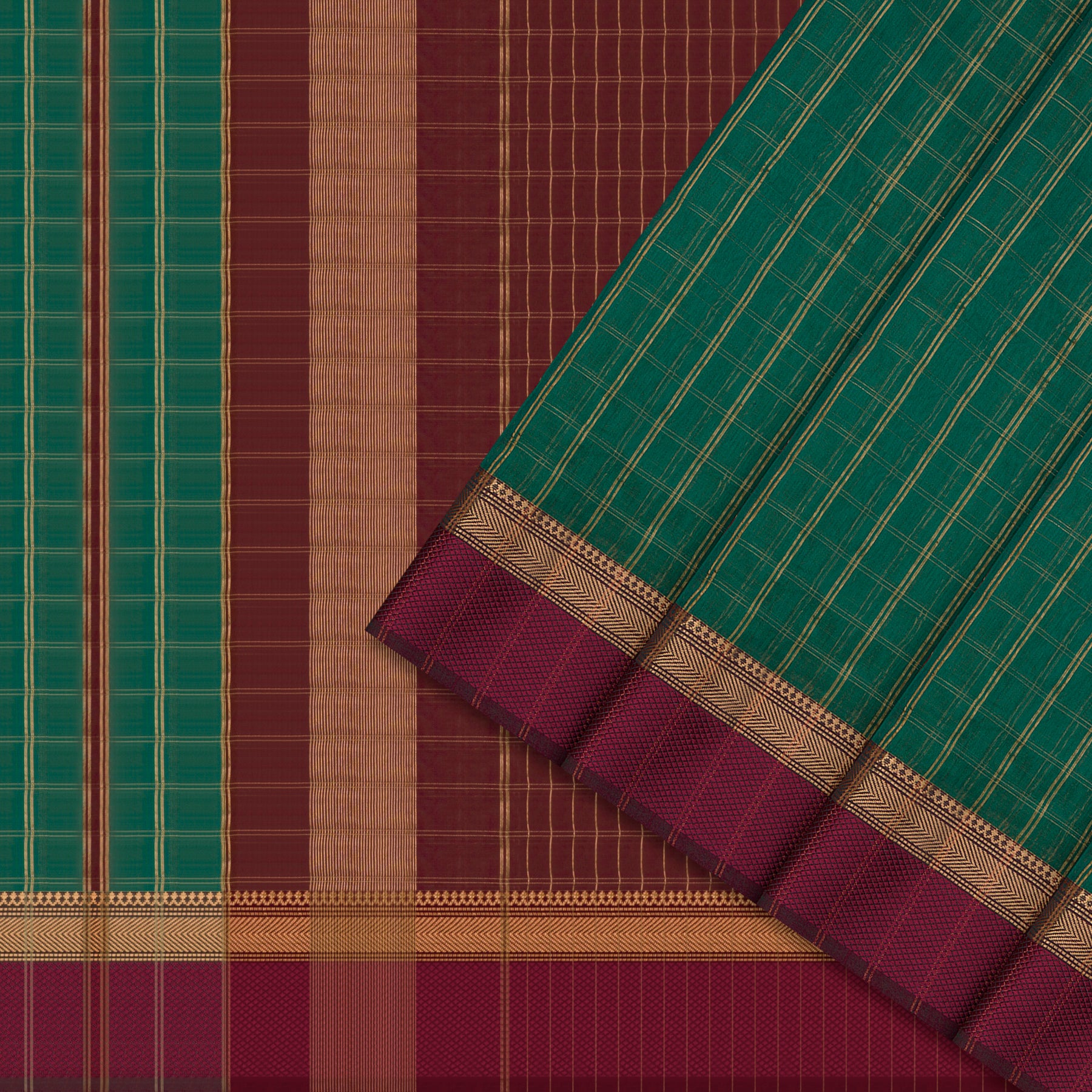 Kanakavalli Silk/Cotton Sari 25-610-HS005-10450 - Cover View