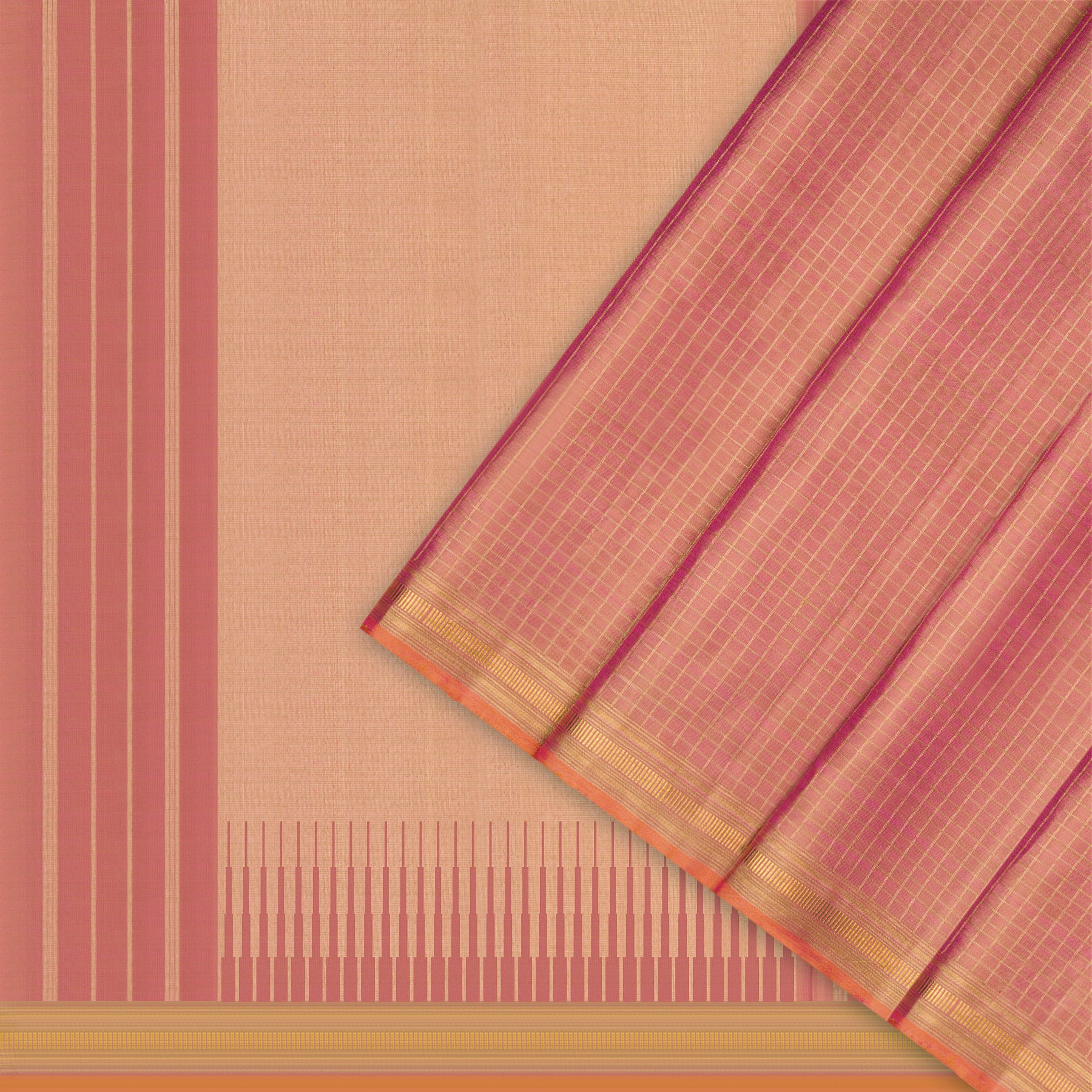 Kanakavalli Kanjivaram Silk Sari 25-611-HS001-01452 - Cover View