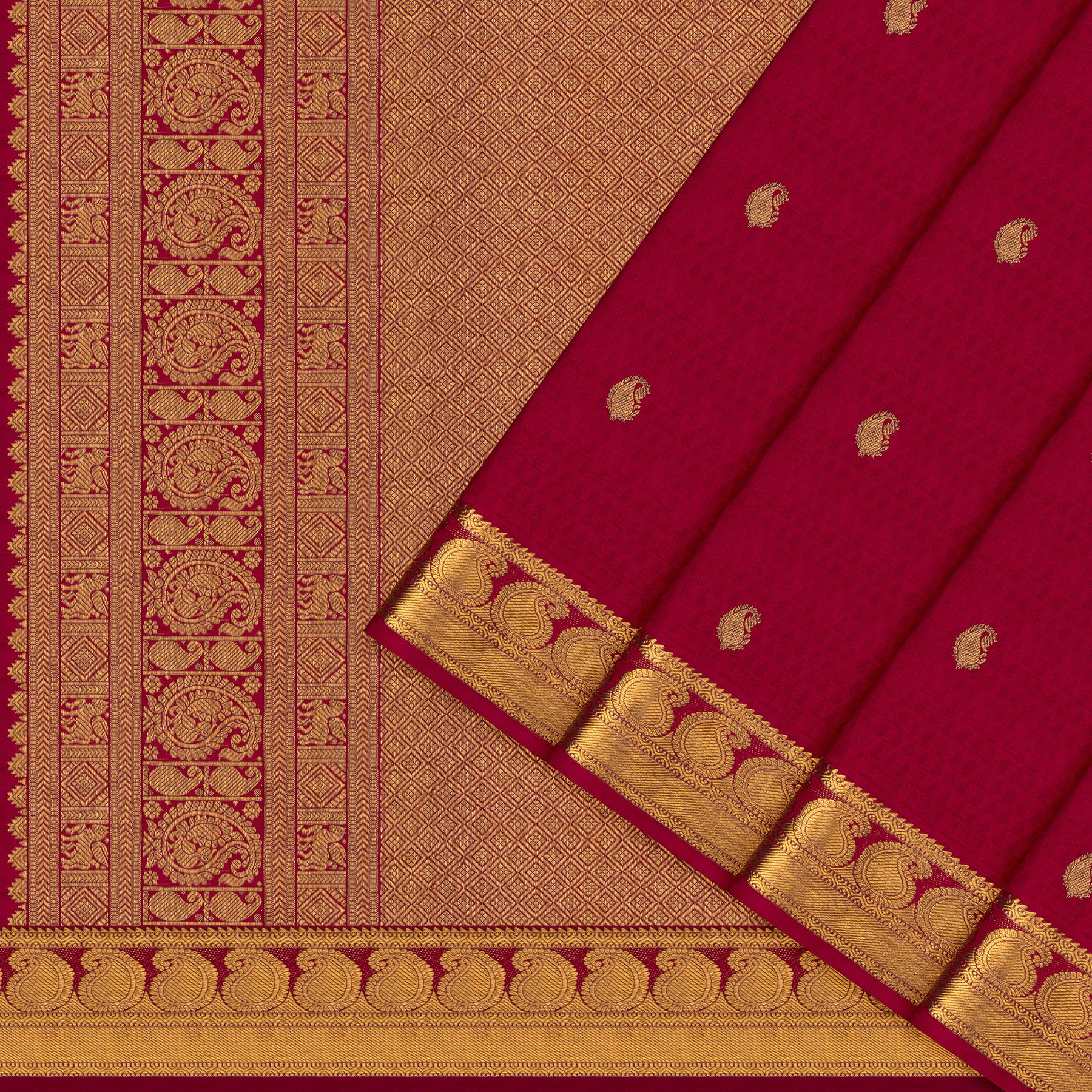 Kanakavalli Kanjivaram Silk Sari 25-611-HS001-05285 - Cover View