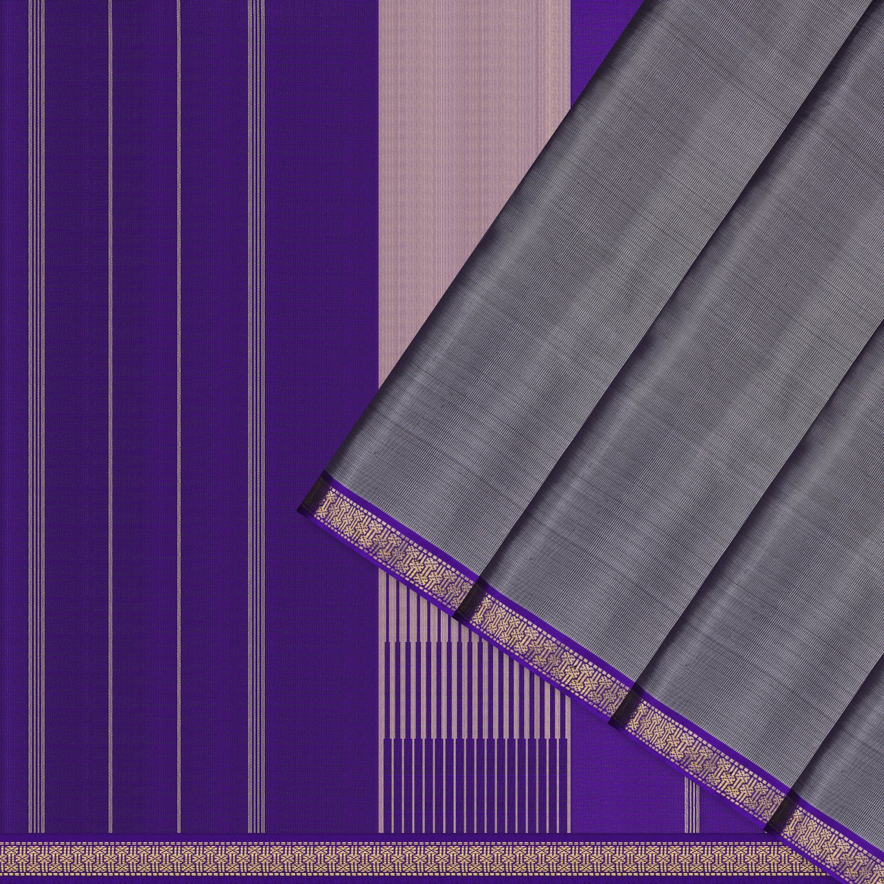 Kanakavalli Kanjivaram Silk Sari 25-611-HS001-06911 - Cover View