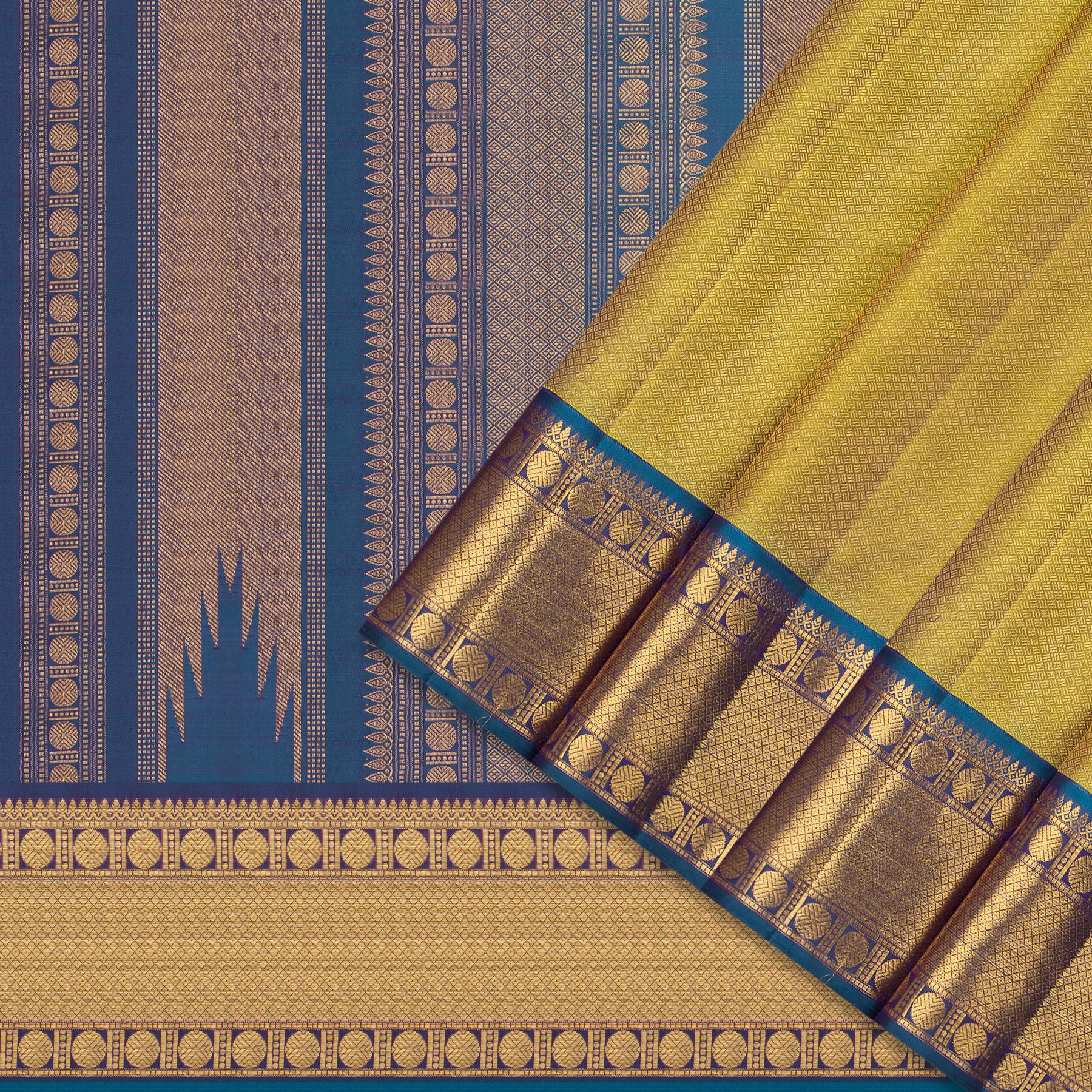 Kanakavalli Kanjivaram Silk Sari 25-611-HS001-07356 - Cover View