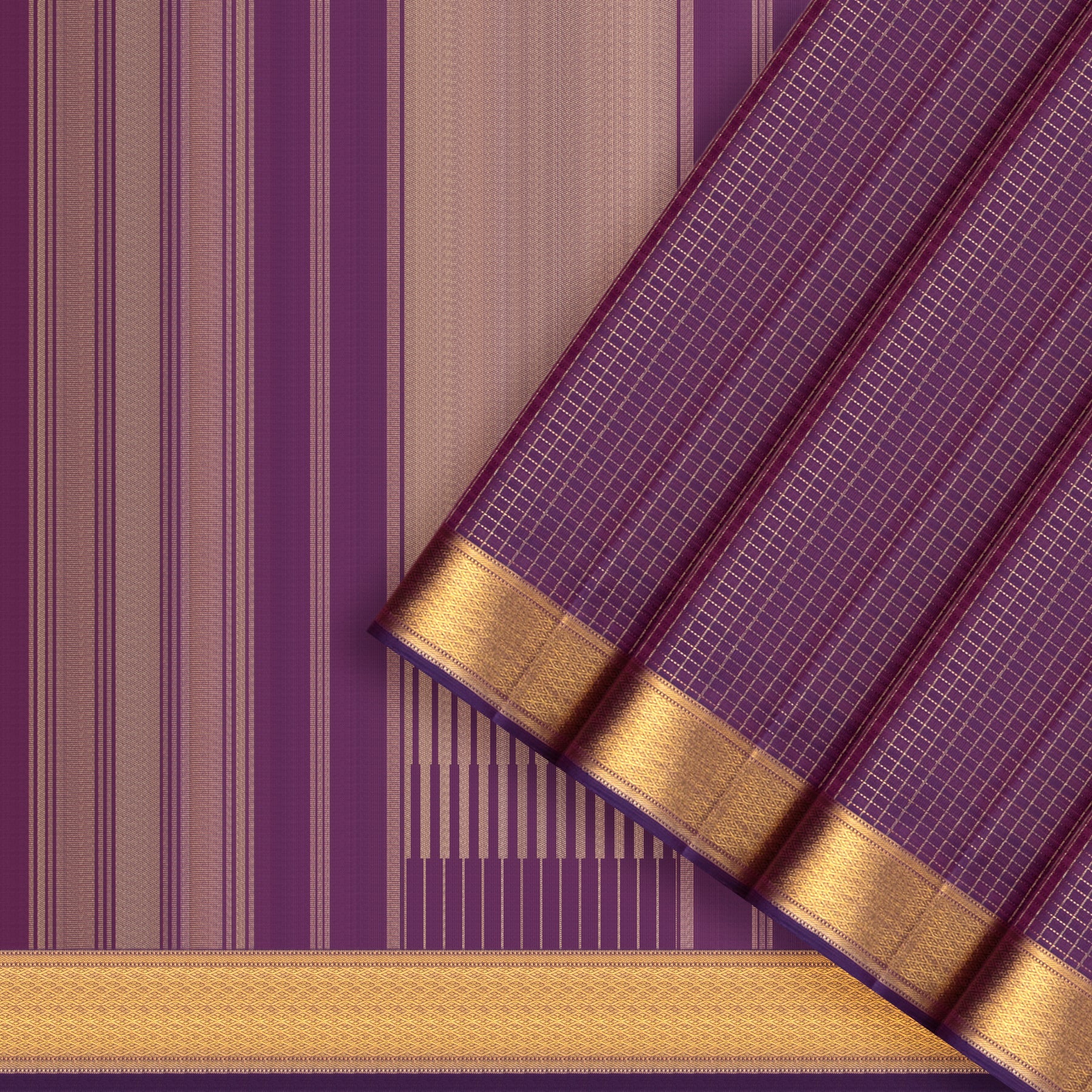 Kanakavalli Kanjivaram Silk Sari 25-611-HS001-07776 - Cover View