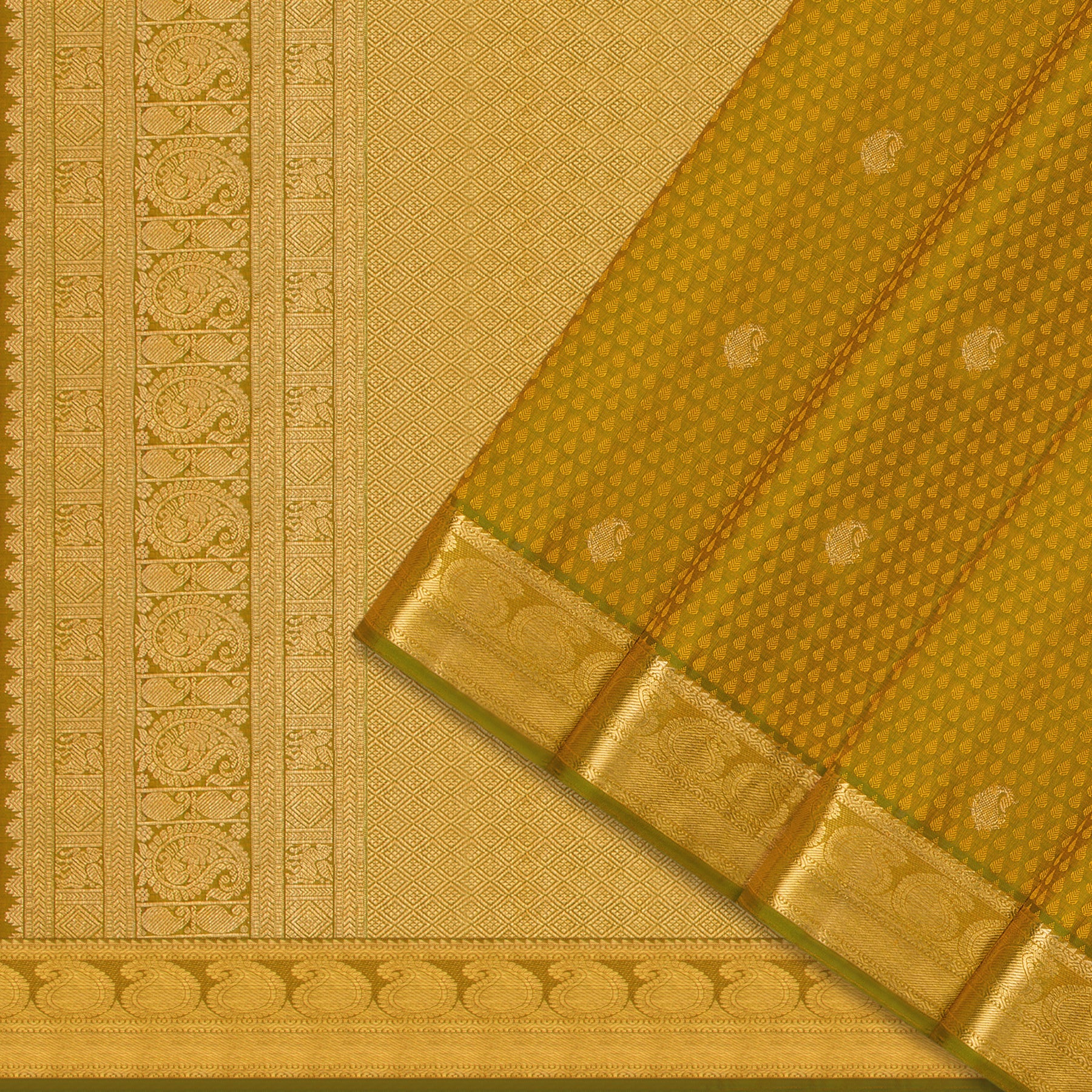 Kanakavalli Kanjivaram Silk Sari 25-611-HS001-08666 - Cover View