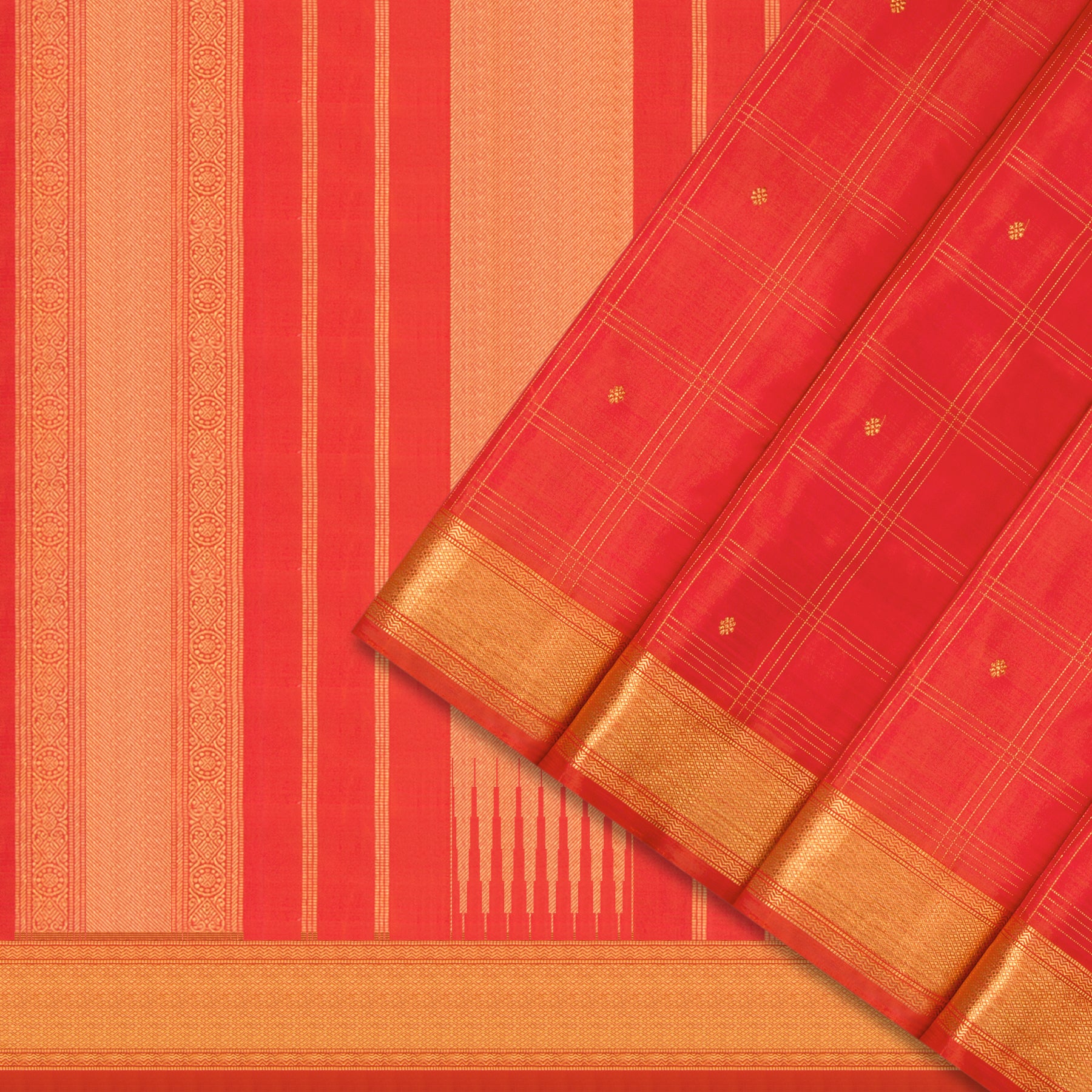 Kanakavalli Kanjivaram Silk Sari 25-611-HS001-08688 - Cover View