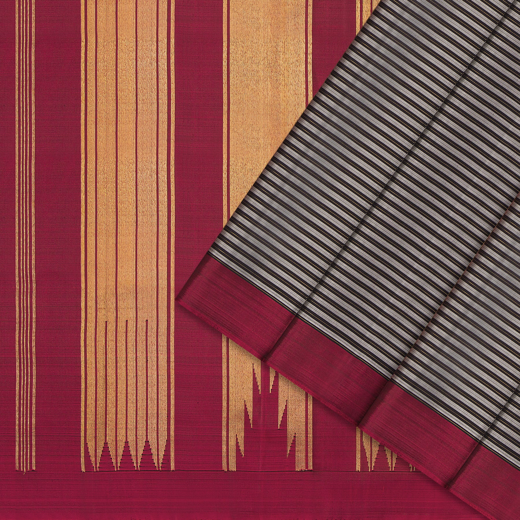 Kanakavalli Kanjivaram Silk Sari 25-611-HS001-08722 - Cover View