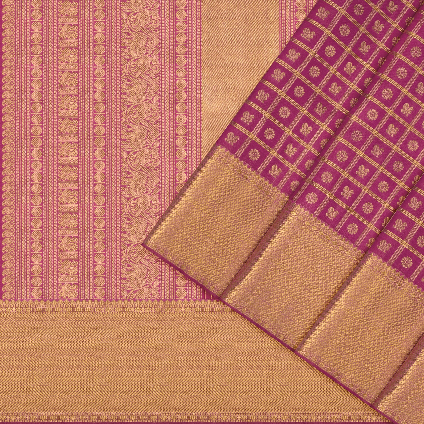 Kanakavalli Kanjivaram Silk Sari 25-611-HS001-08775 - Cover View