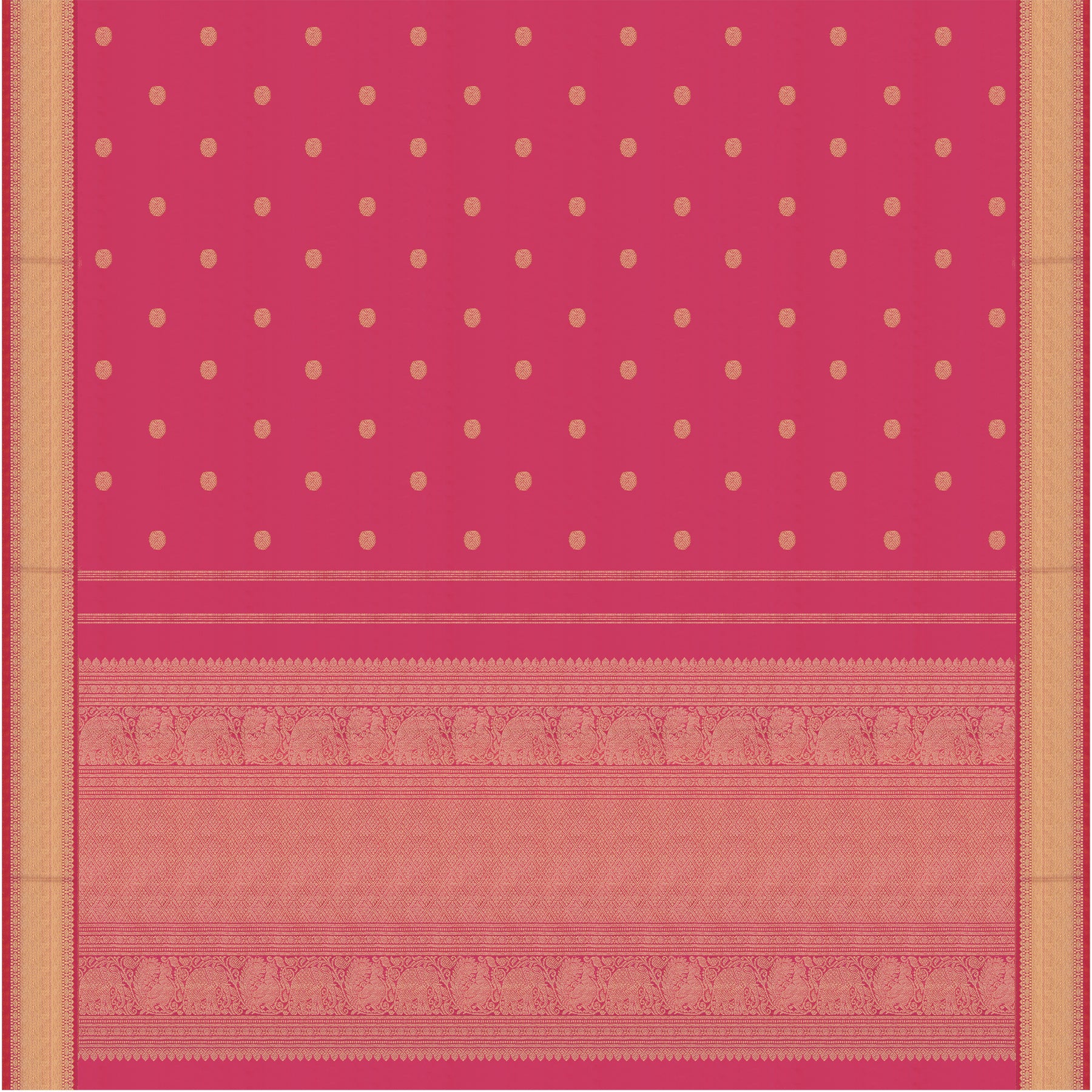Kanakavalli Kanjivaram Silk Sari 25-611-HS001-09543 - Full View