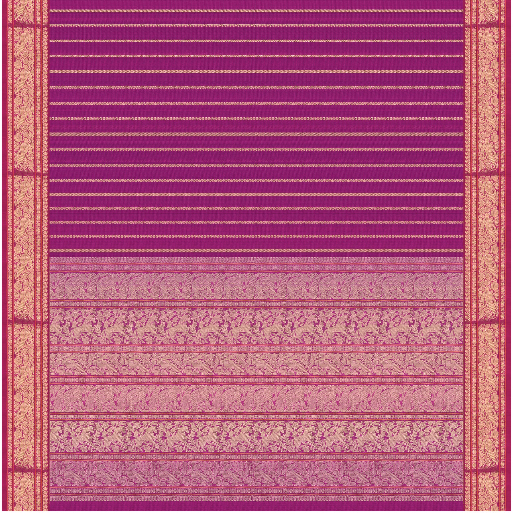 Kanakavalli Silk/Cotton Sari 25-613-HS005-00609 - Full View